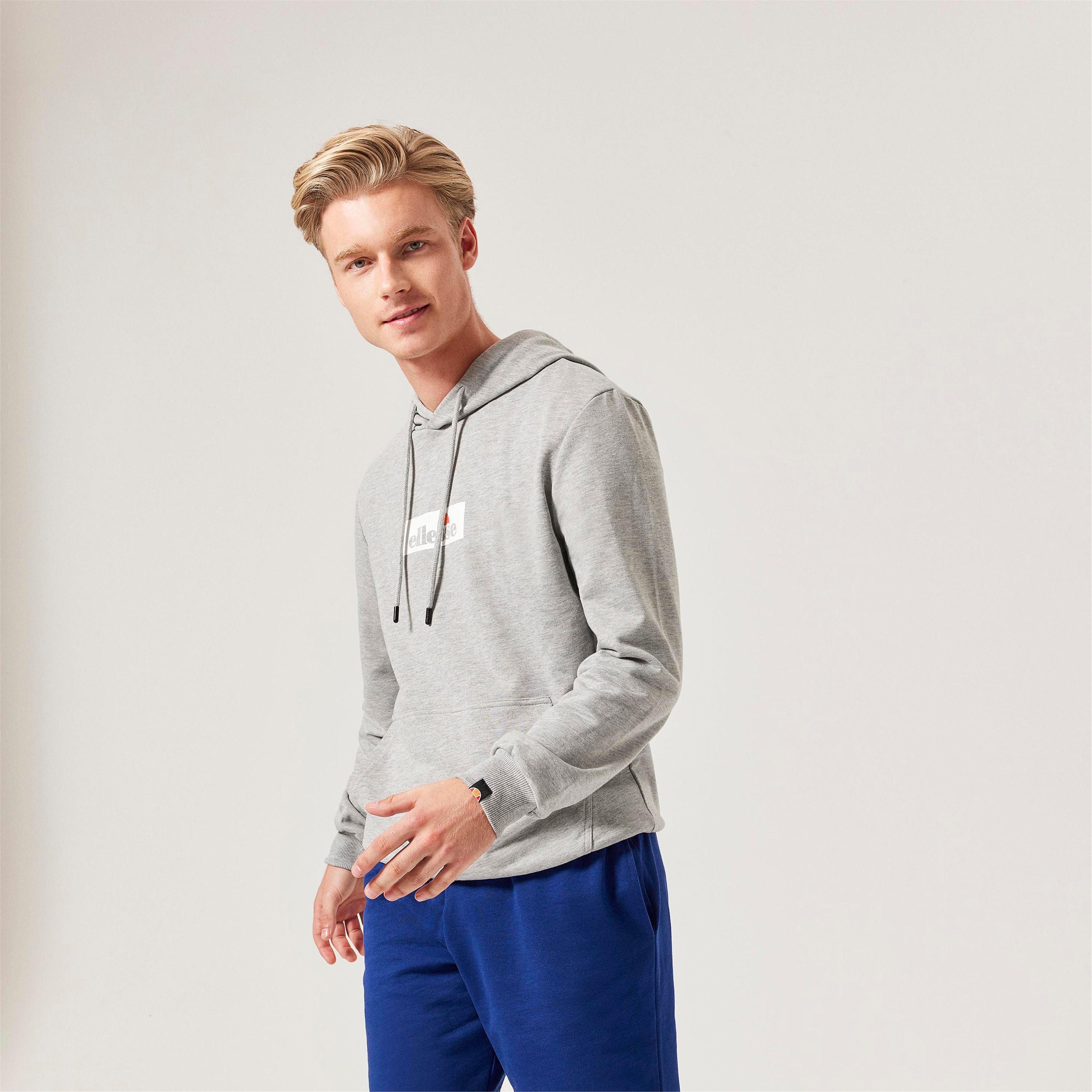 ellesse Erkek Gri Kapüşonlu Sweatshirt M004-GR