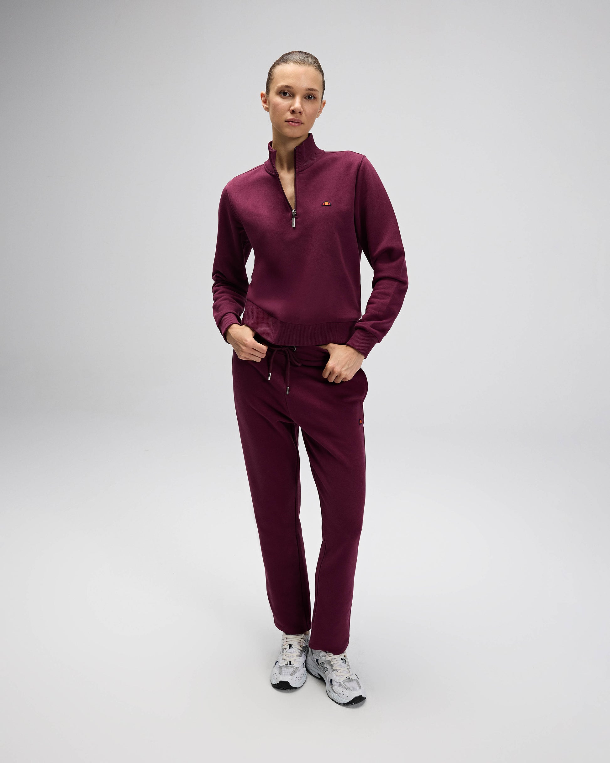 Ellesse Kadın Yarım Fermuarlı Sweat EF557-BRD