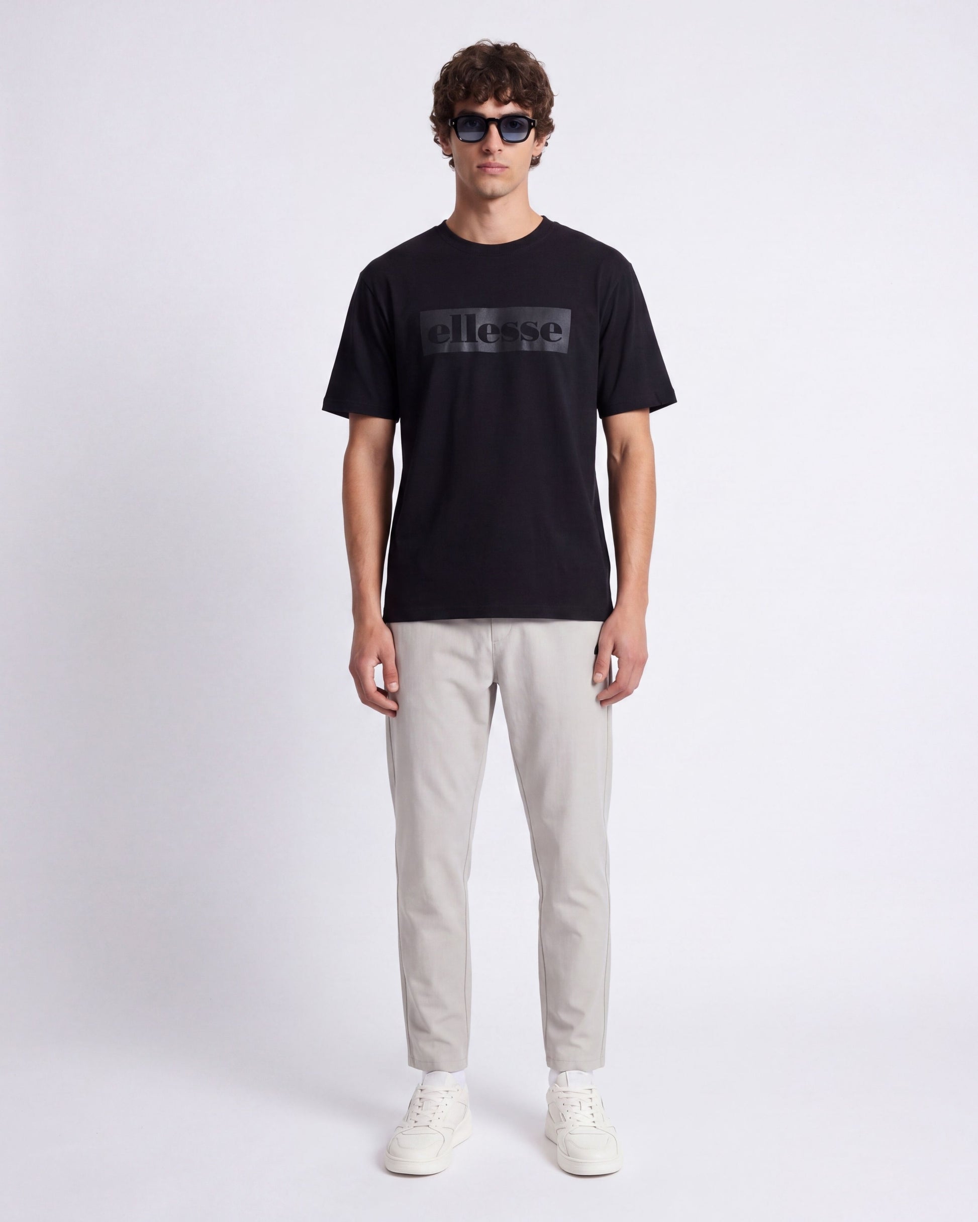 Ellesse Oversize Erkek Tişört EM390-BK