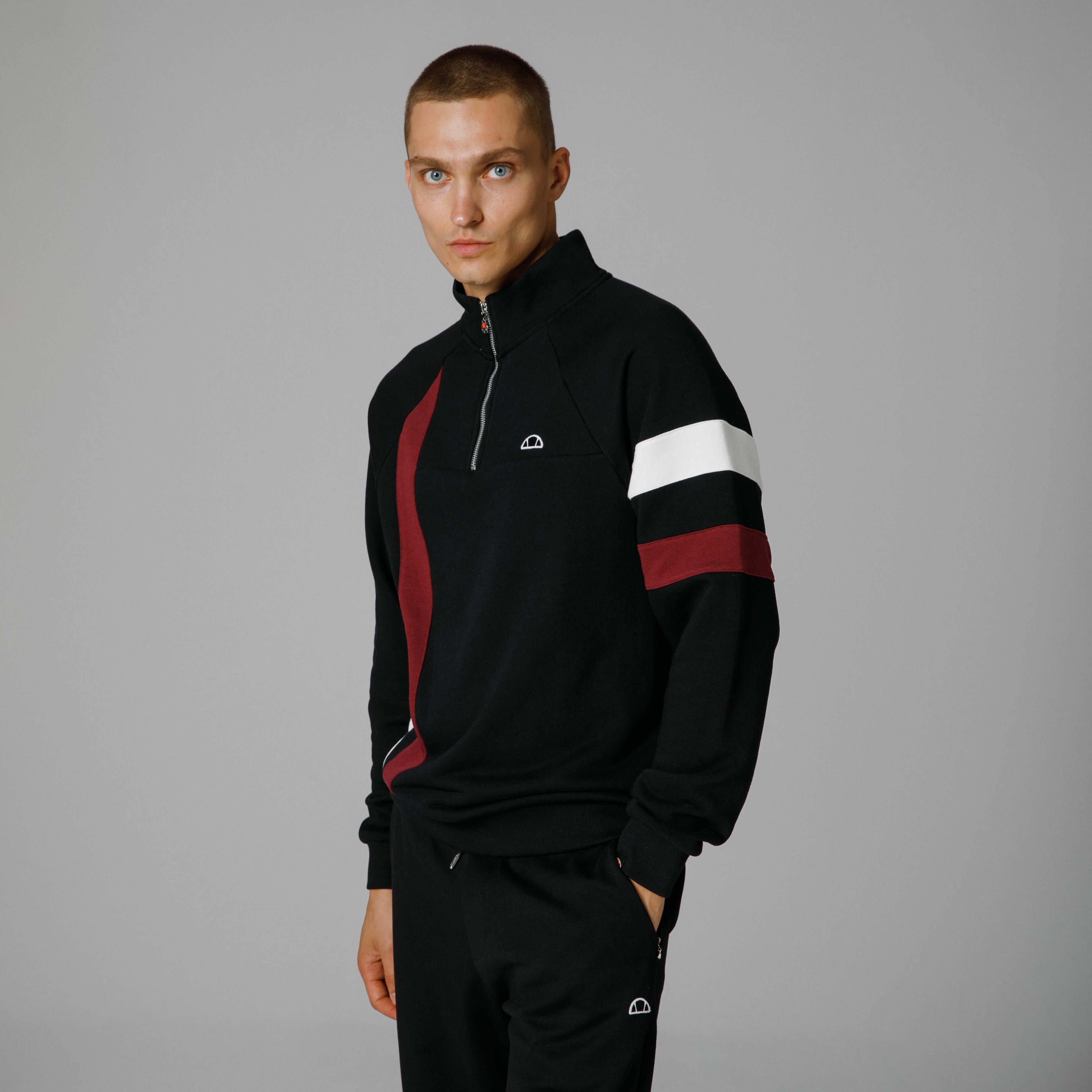 Ellesse Yarım Fermuarlı Erkek Sweat EM293-BK