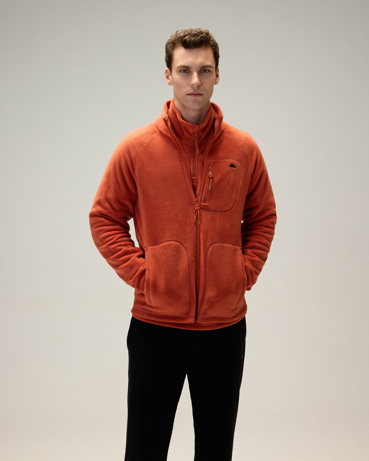 Ellesse Fermuarlı Erkek Polar Ceket 6WM1024-BR