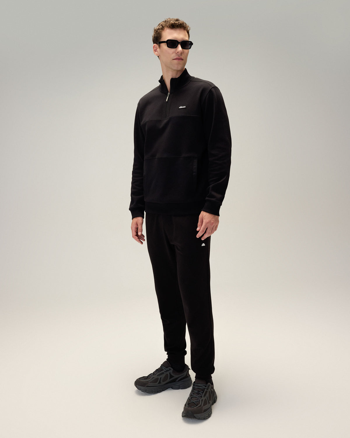 Ellesse Yarım Fermuarlı Erkek Sweat 6WM1025-BK