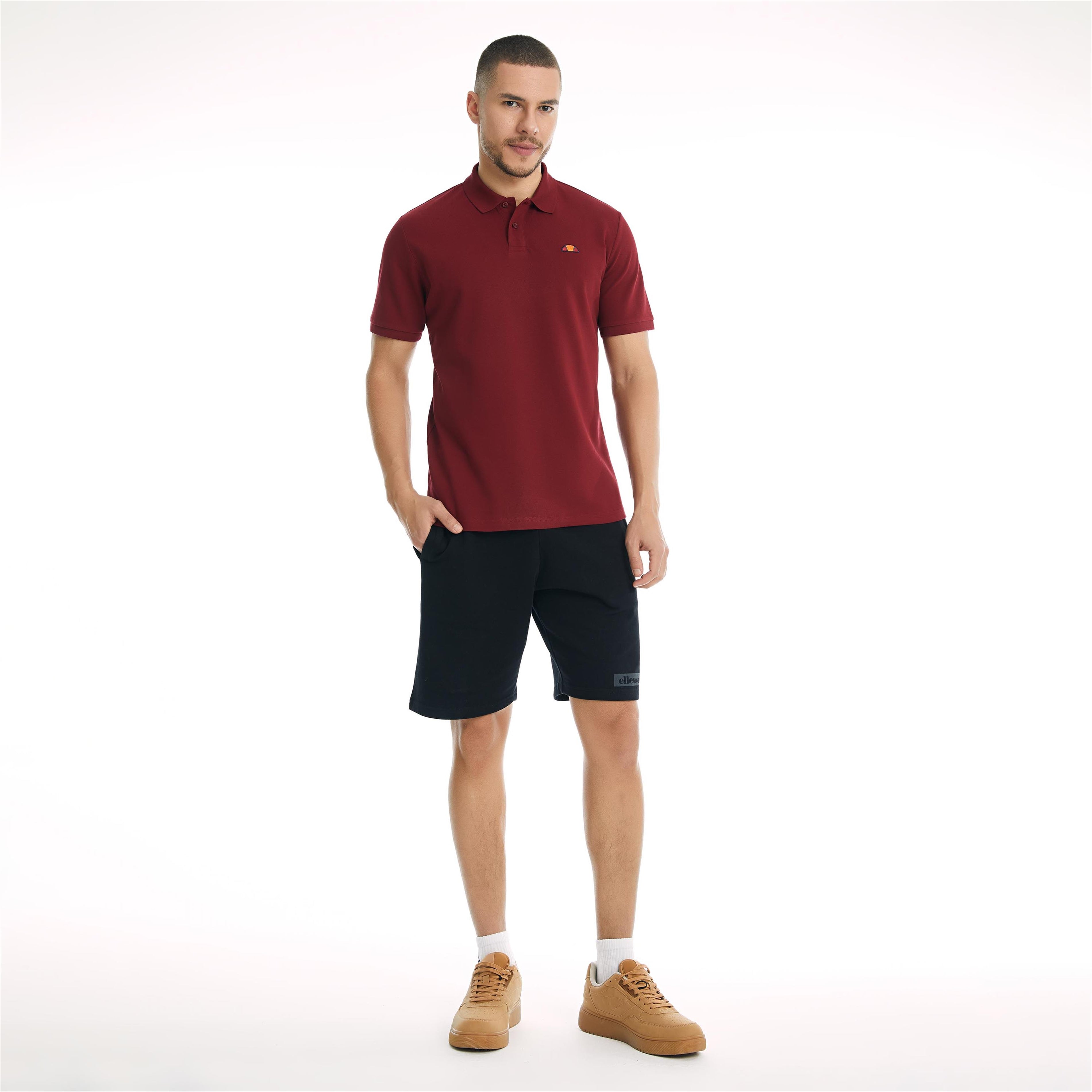 Ellesse Erkek Bordo Polo Tişört EM022-BO