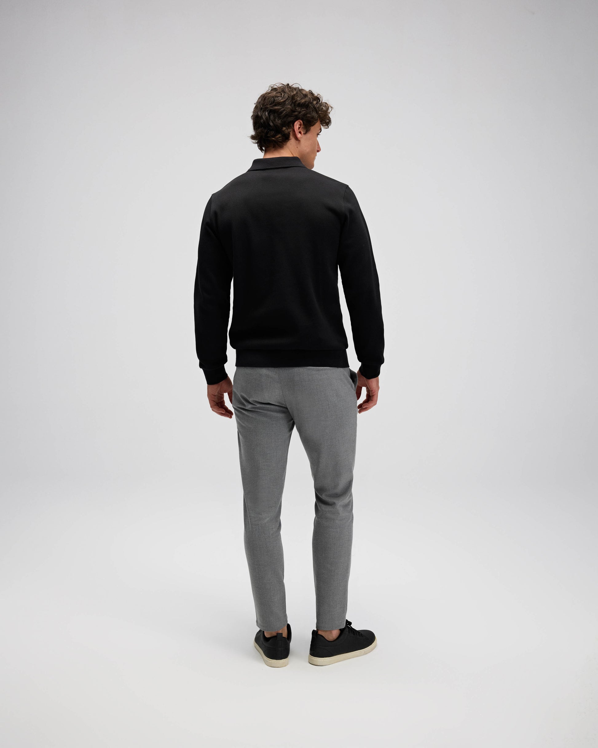Ellesse Erkek Polo Sweatshirt EM602-BK