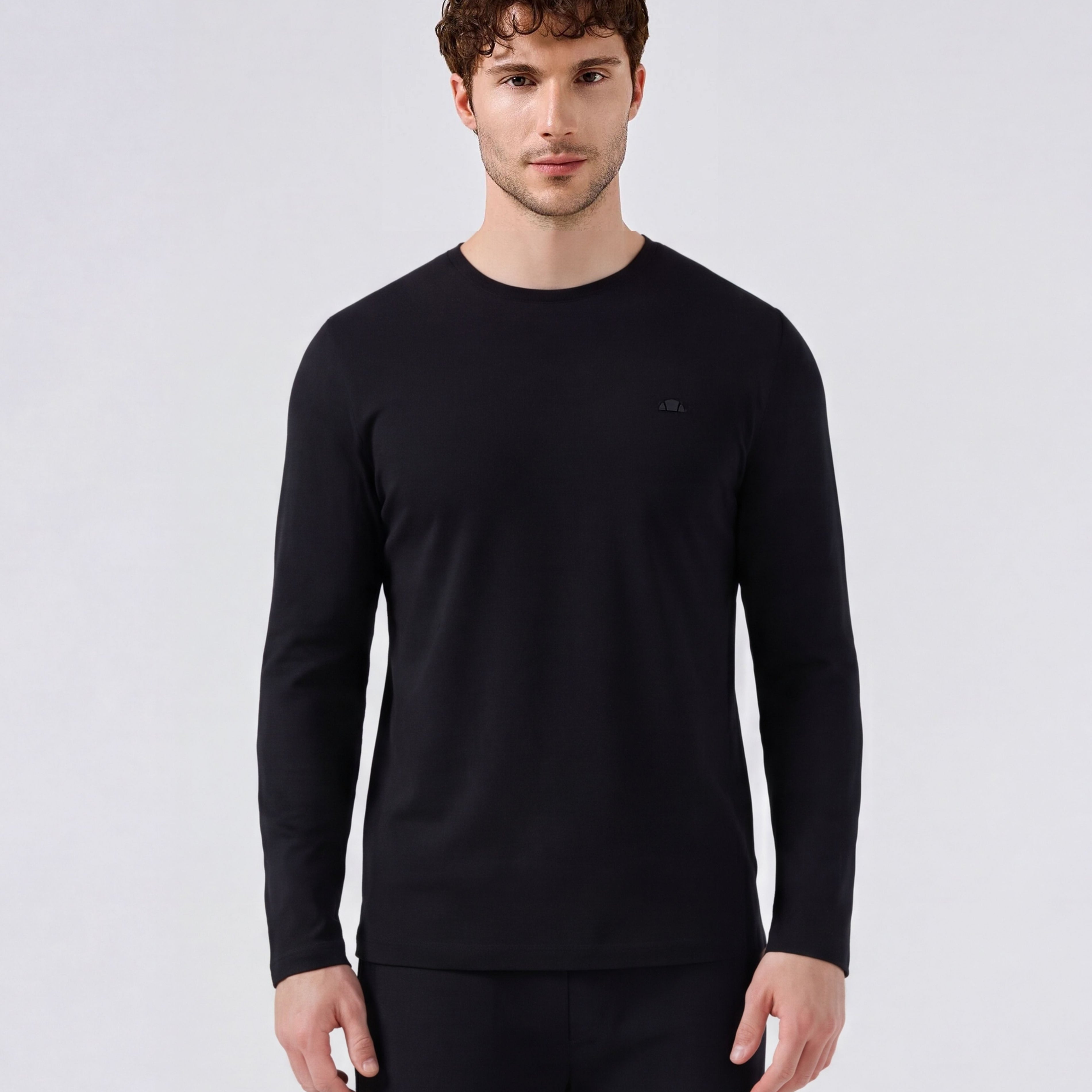 Ellesse Uzun Kollu Erkek Tişört 6SM5066-BK