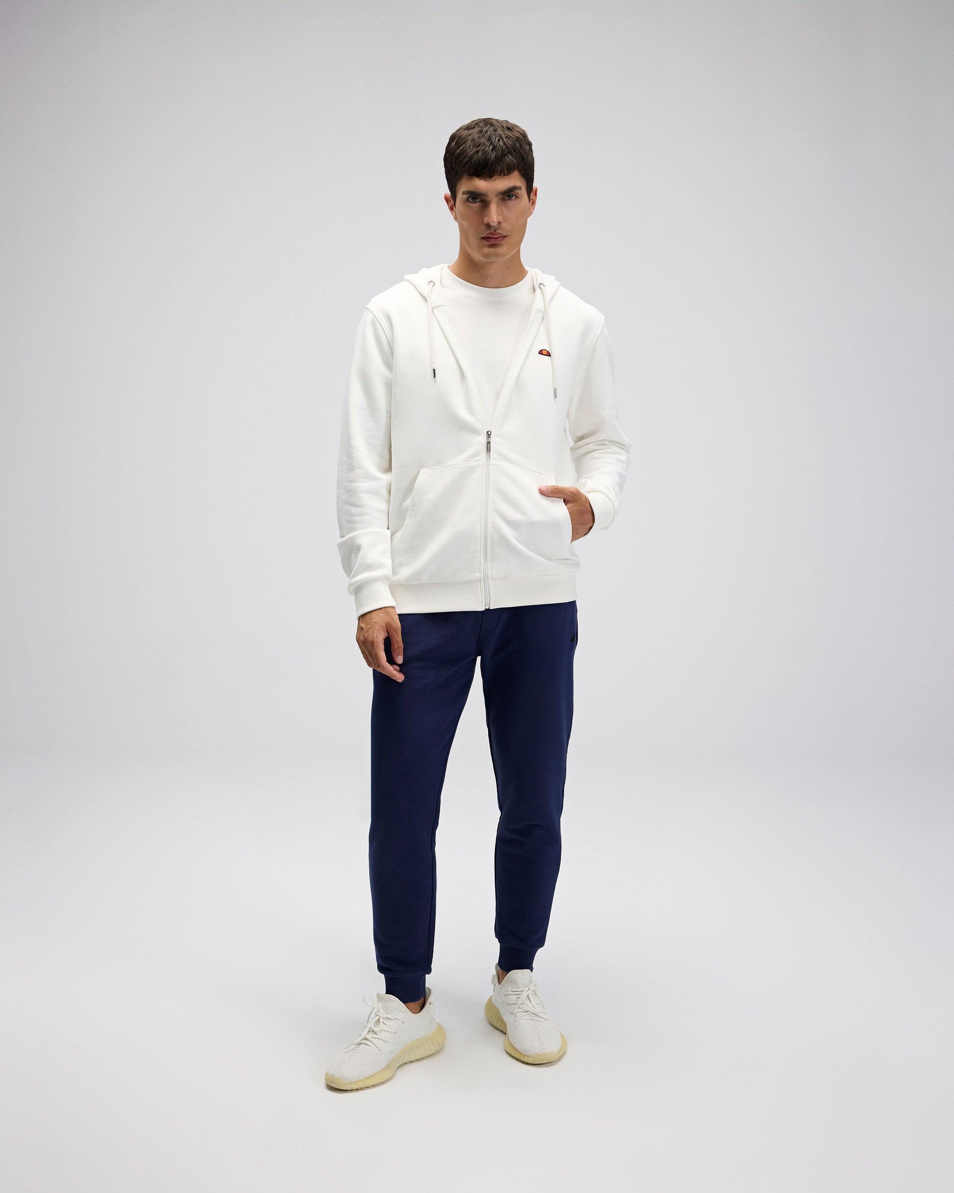 Ellesse Erkek Fermuarlı Kapüşonlu Sweat EM581-OF