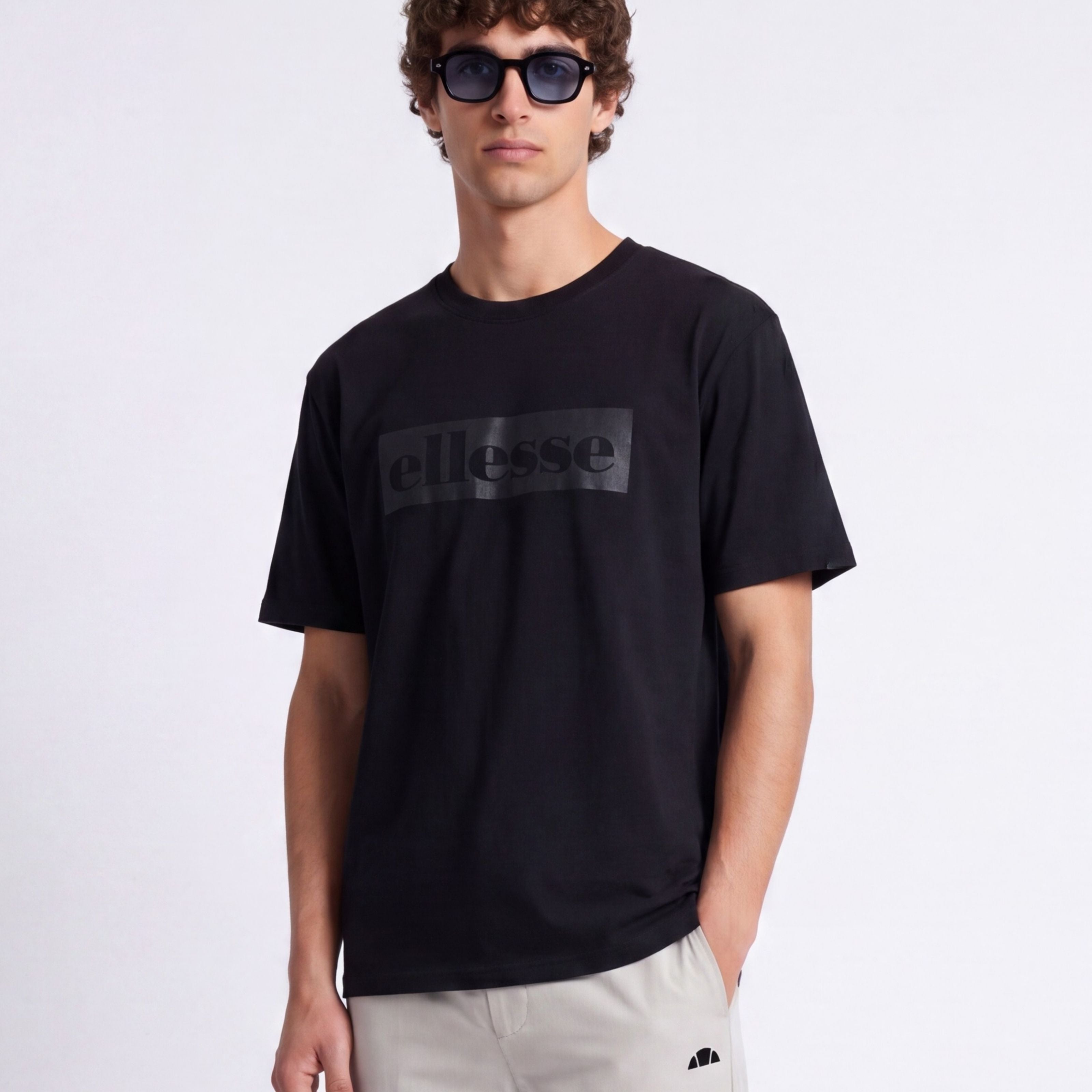 Ellesse Oversize Erkek Tişört EM390-BK