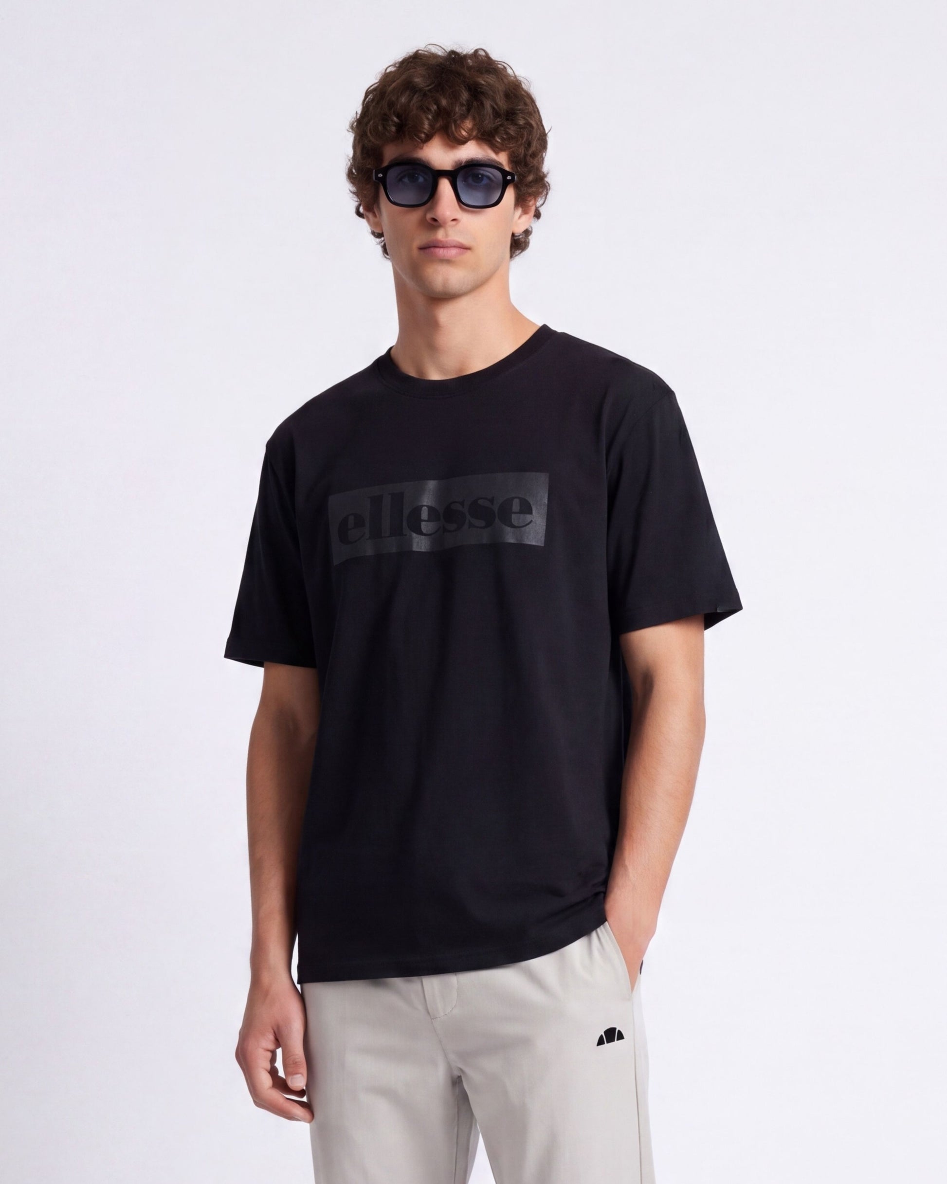 Ellesse Oversize Erkek Tişört EM390-BK