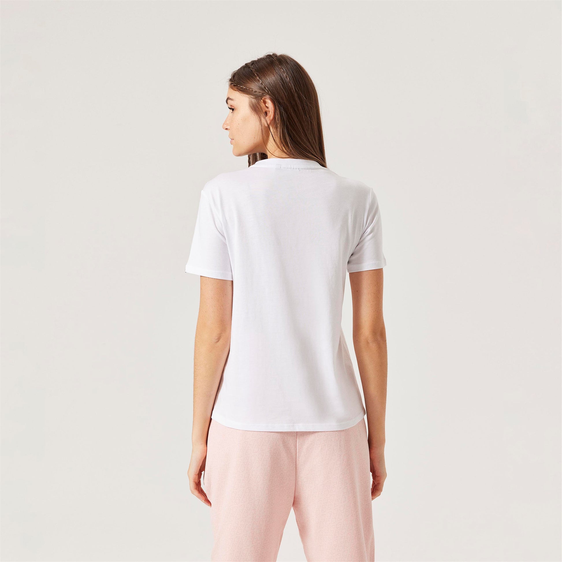 ellesse Kadın Beyaz Tişört F020-WT