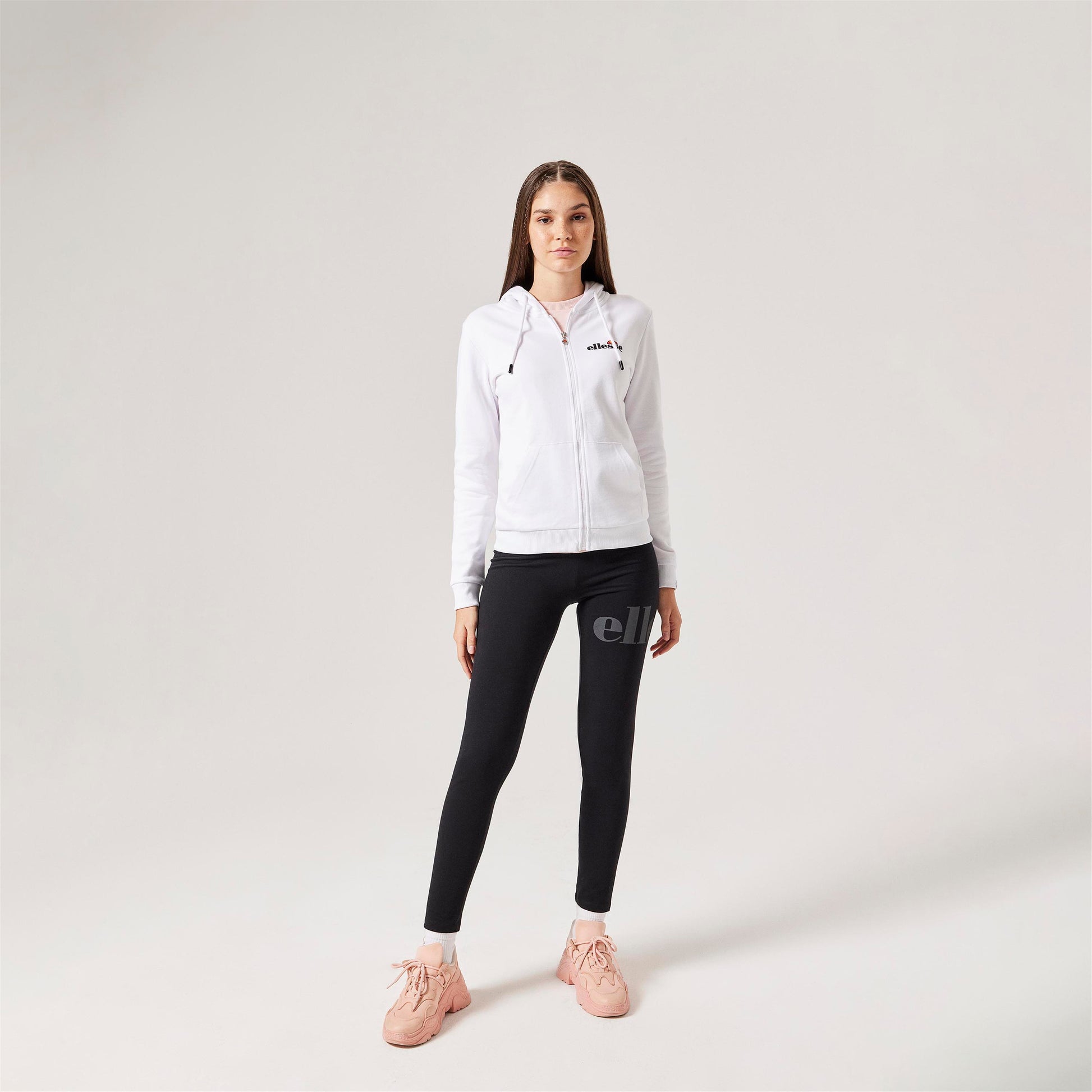 ellesse Kadın Beyaz Fermuarlı Sweatshirt F025-WT