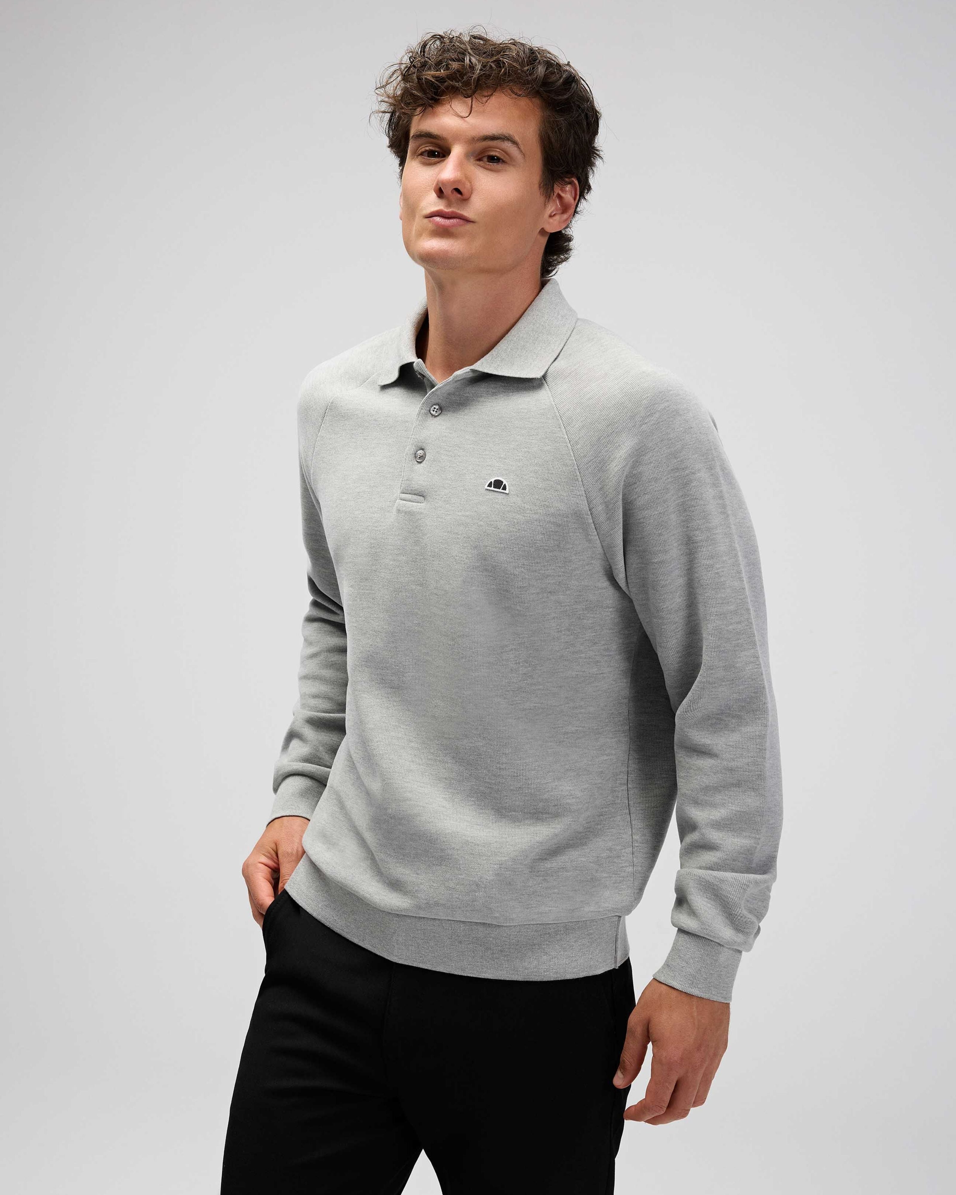 Ellesse Erkek Polo Sweatshirt EM633-GR