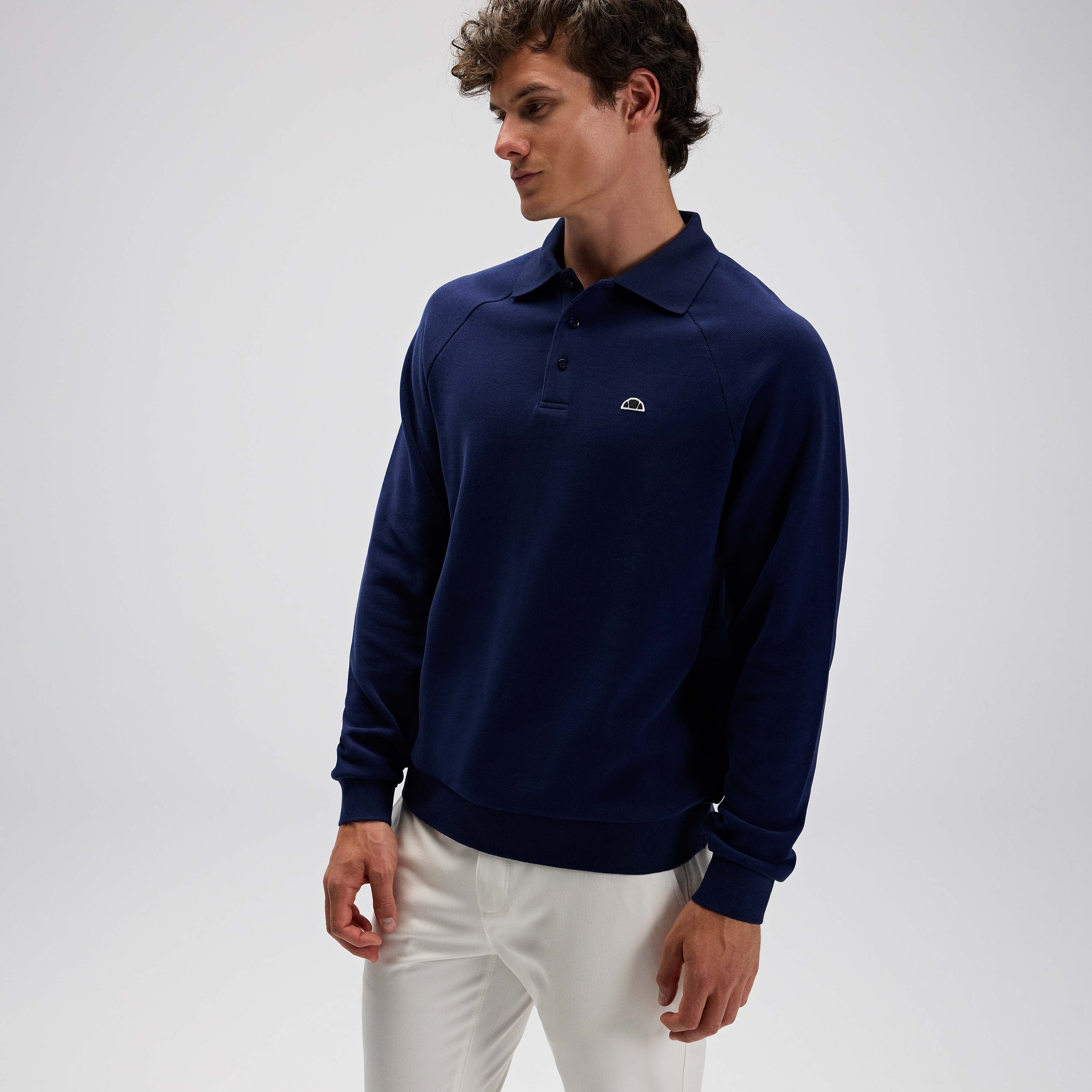 Ellesse Erkek Polo Sweatshirt EM633-NV