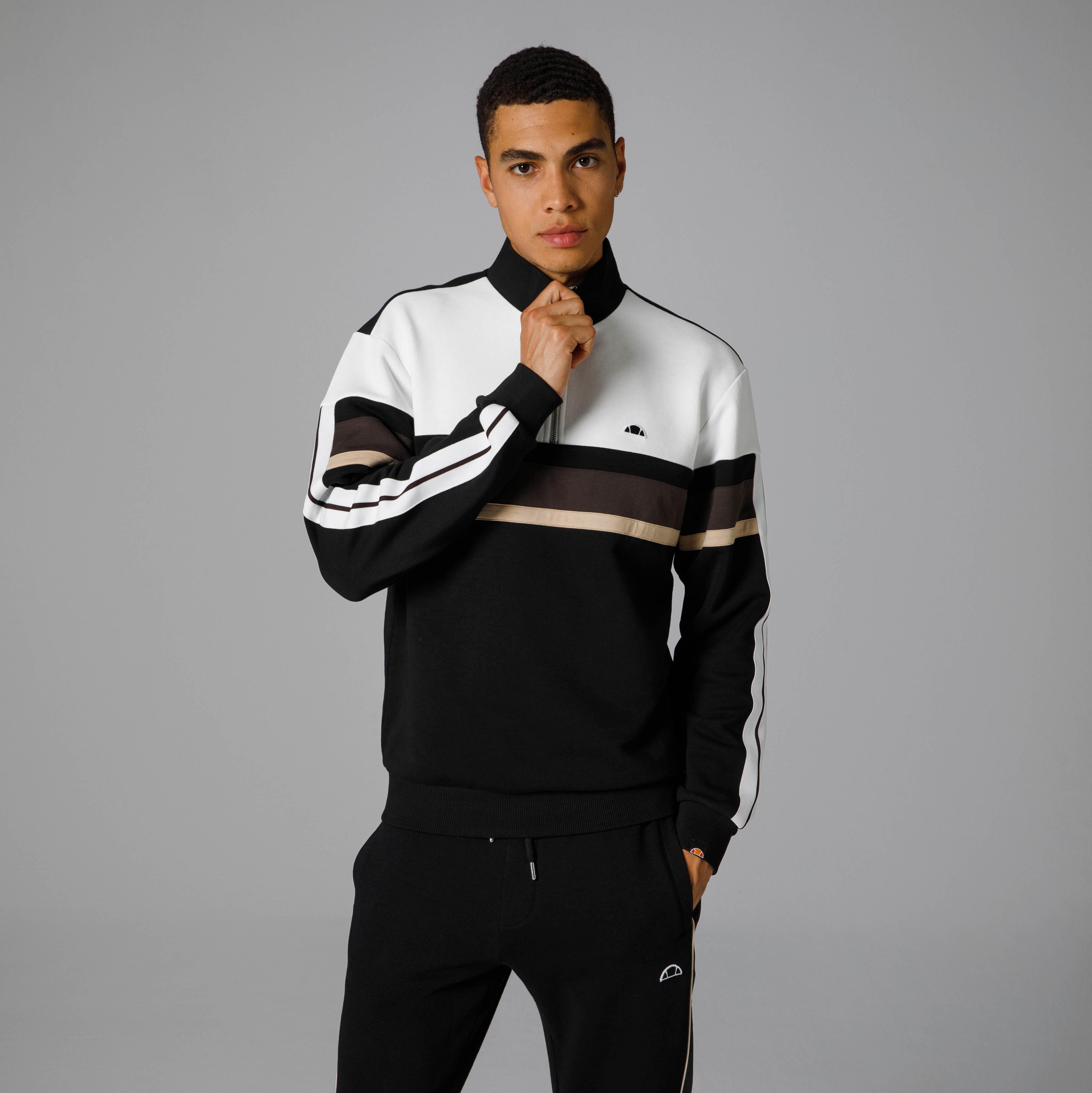 Ellesse Yarım Fermuarlı Erkek Sweat EM215-BK