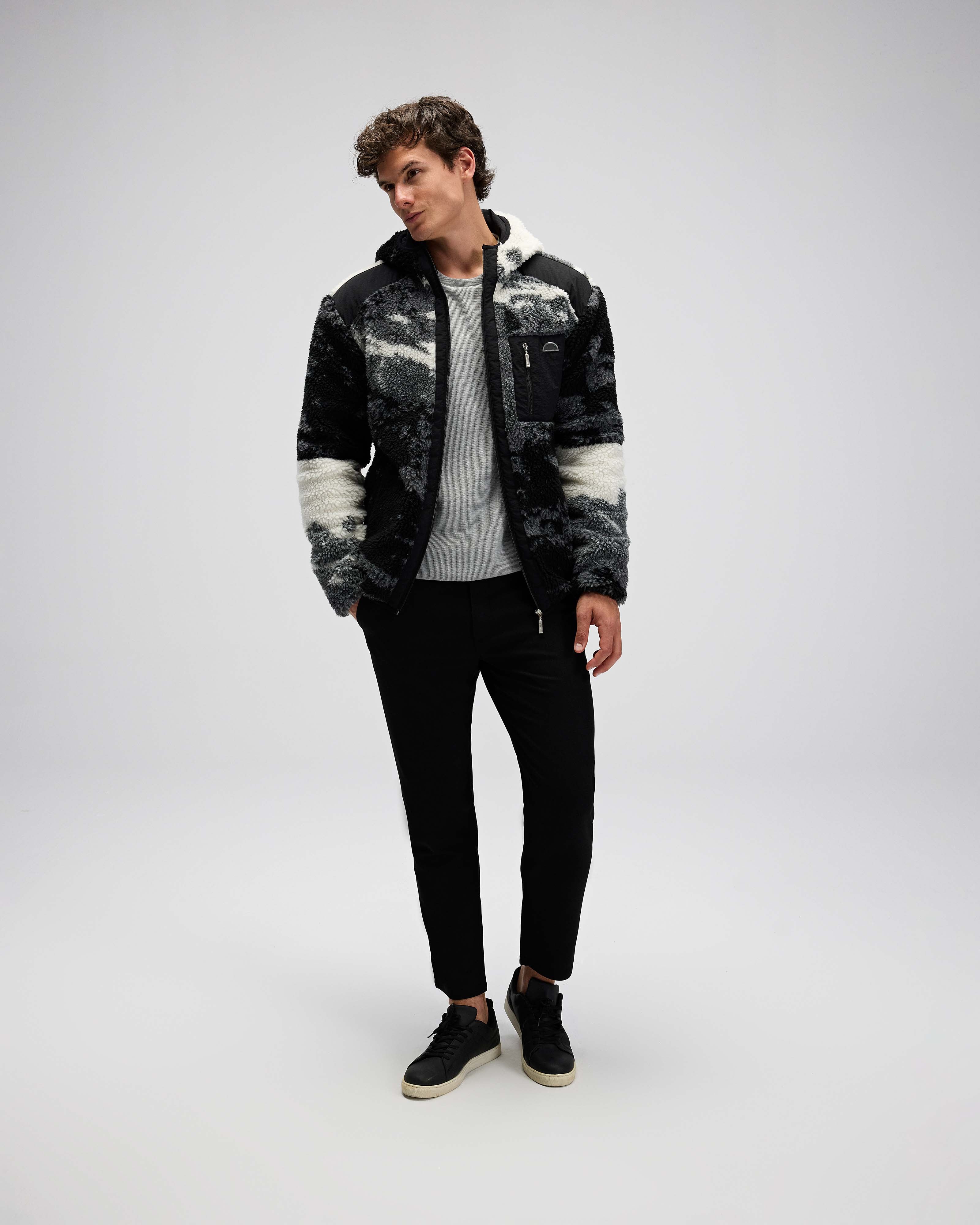 Ellesse Erkek Fermuarlı Kapüşonlu Polar Mont EM516-GI – ellesse