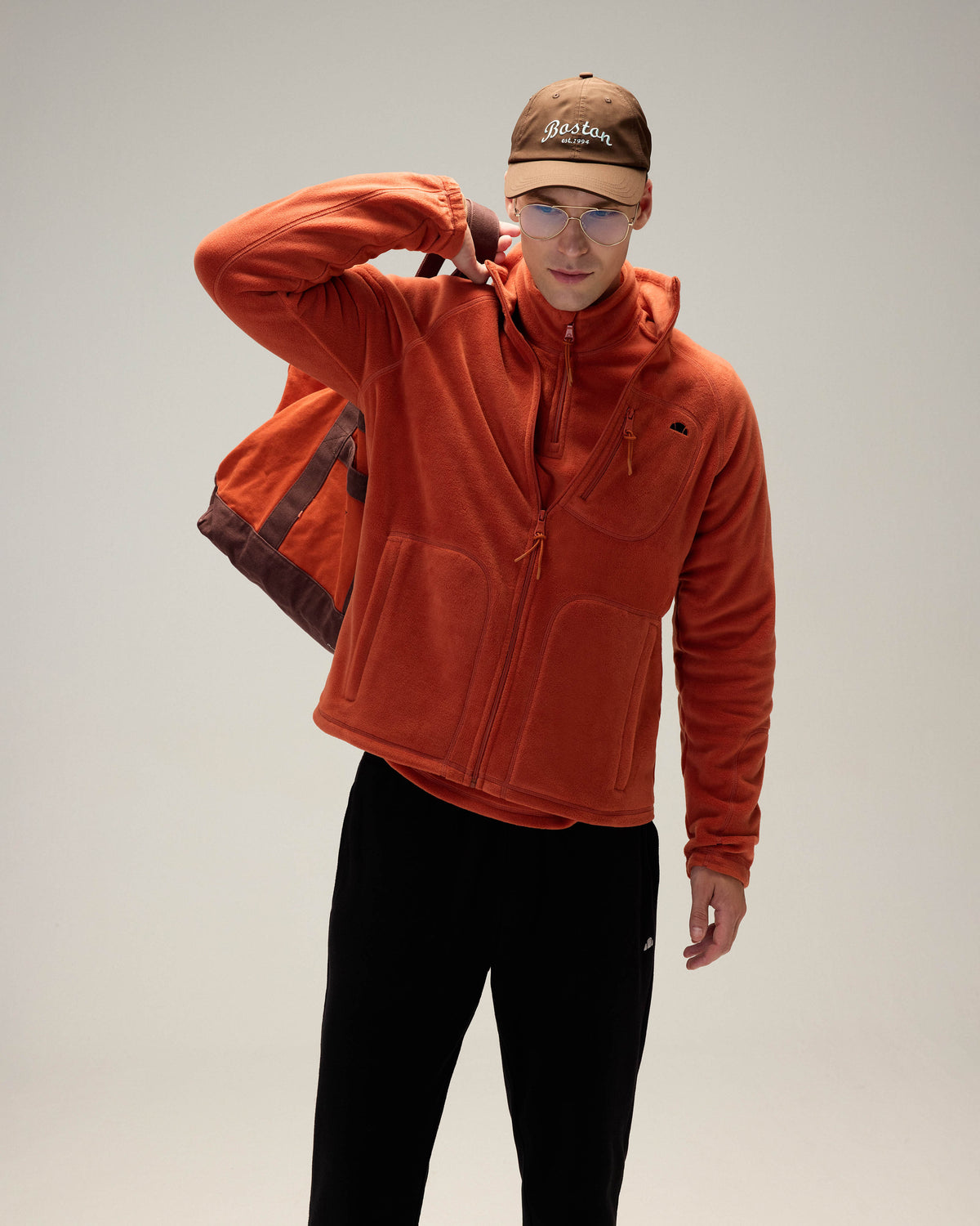 Ellesse Fermuarlı Erkek Polar Ceket 6WM1024-BR