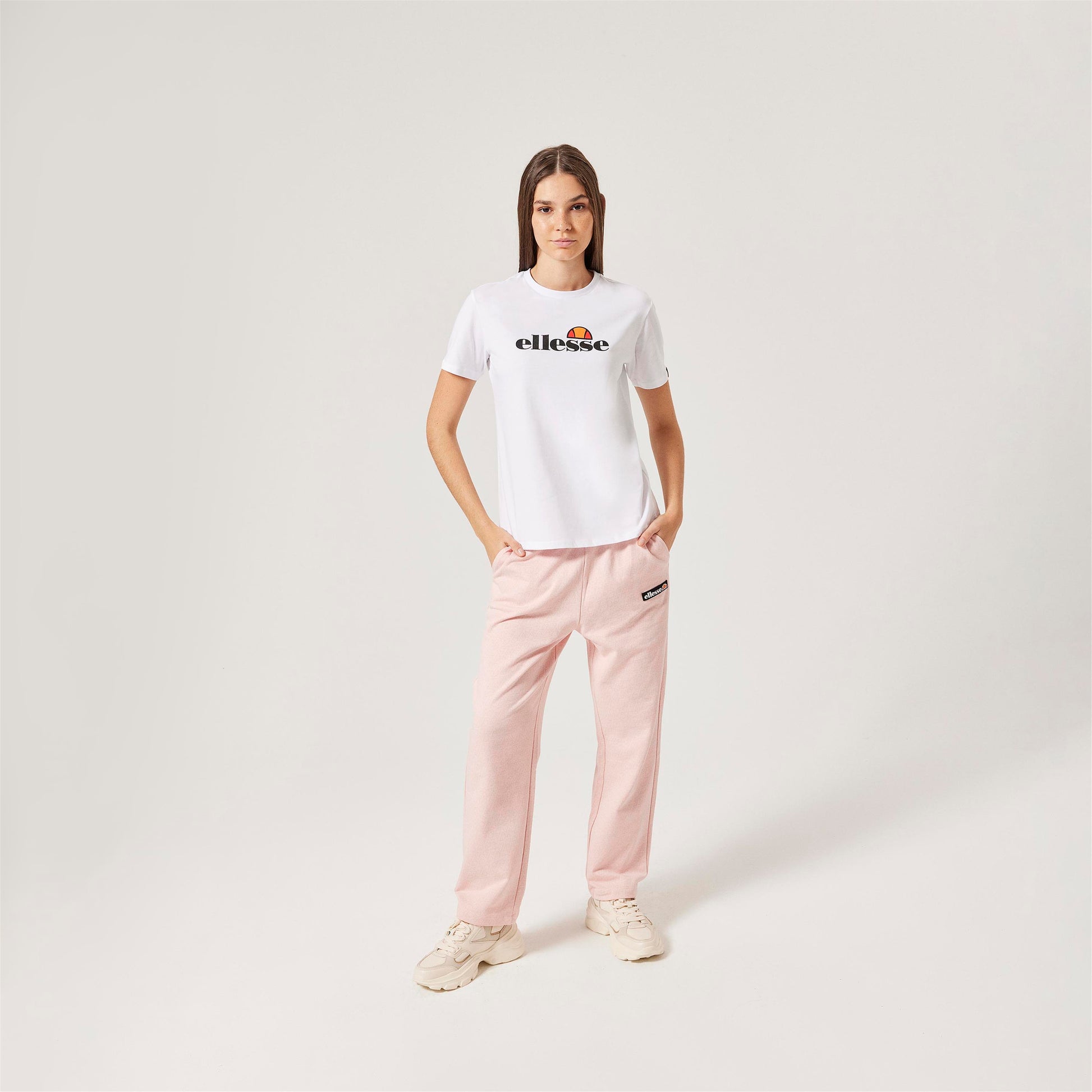 ellesse Kadın Beyaz Tişört F020-WT