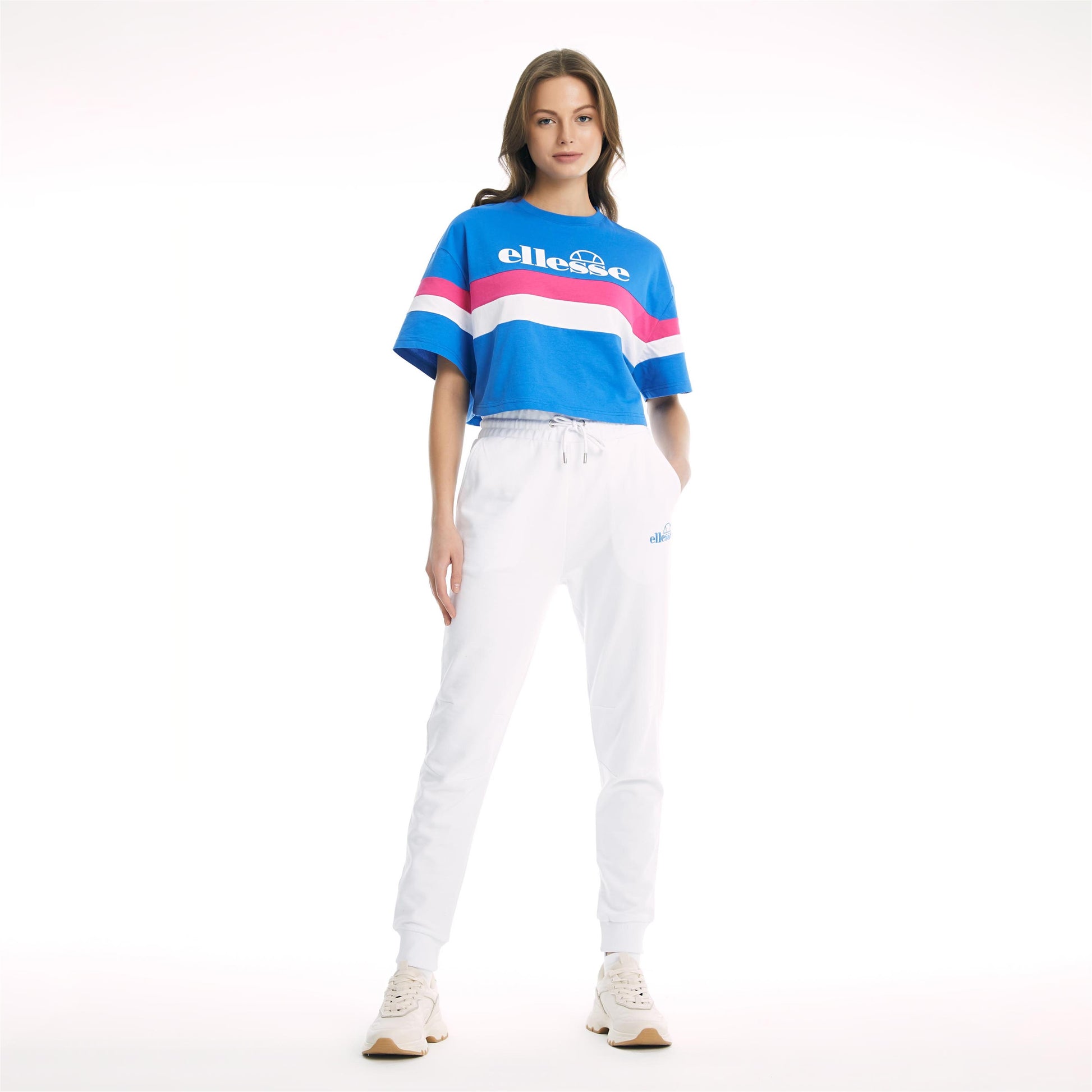 Ellesse Kadın Sax Mavi Tişört CF002-SBL