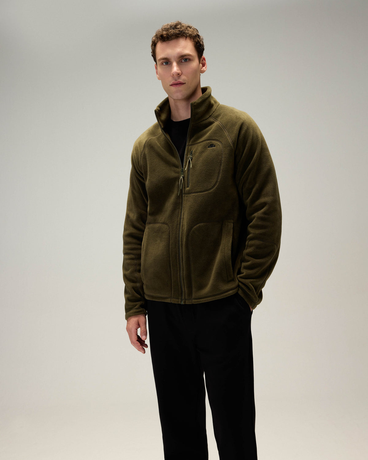 Ellesse Fermuarlı Erkek Sweatshirt 6WM1024-KH