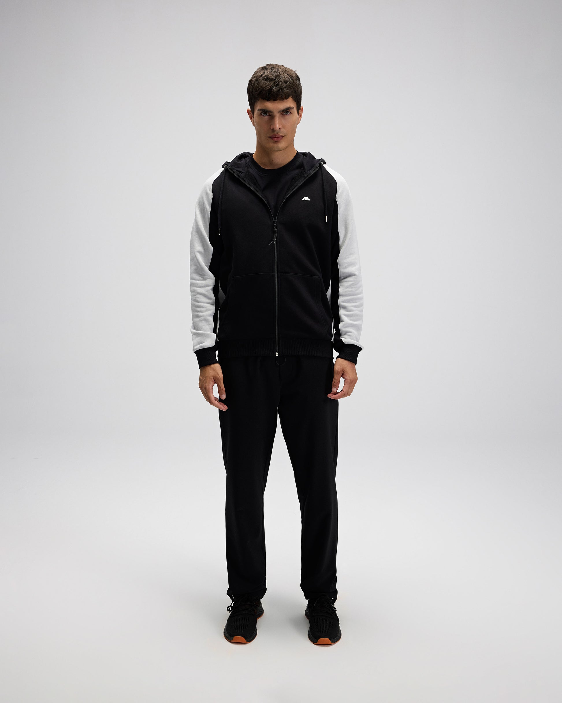Ellesse Erkek Fermuarlı Kapüşonlu Sweat EM560-BK