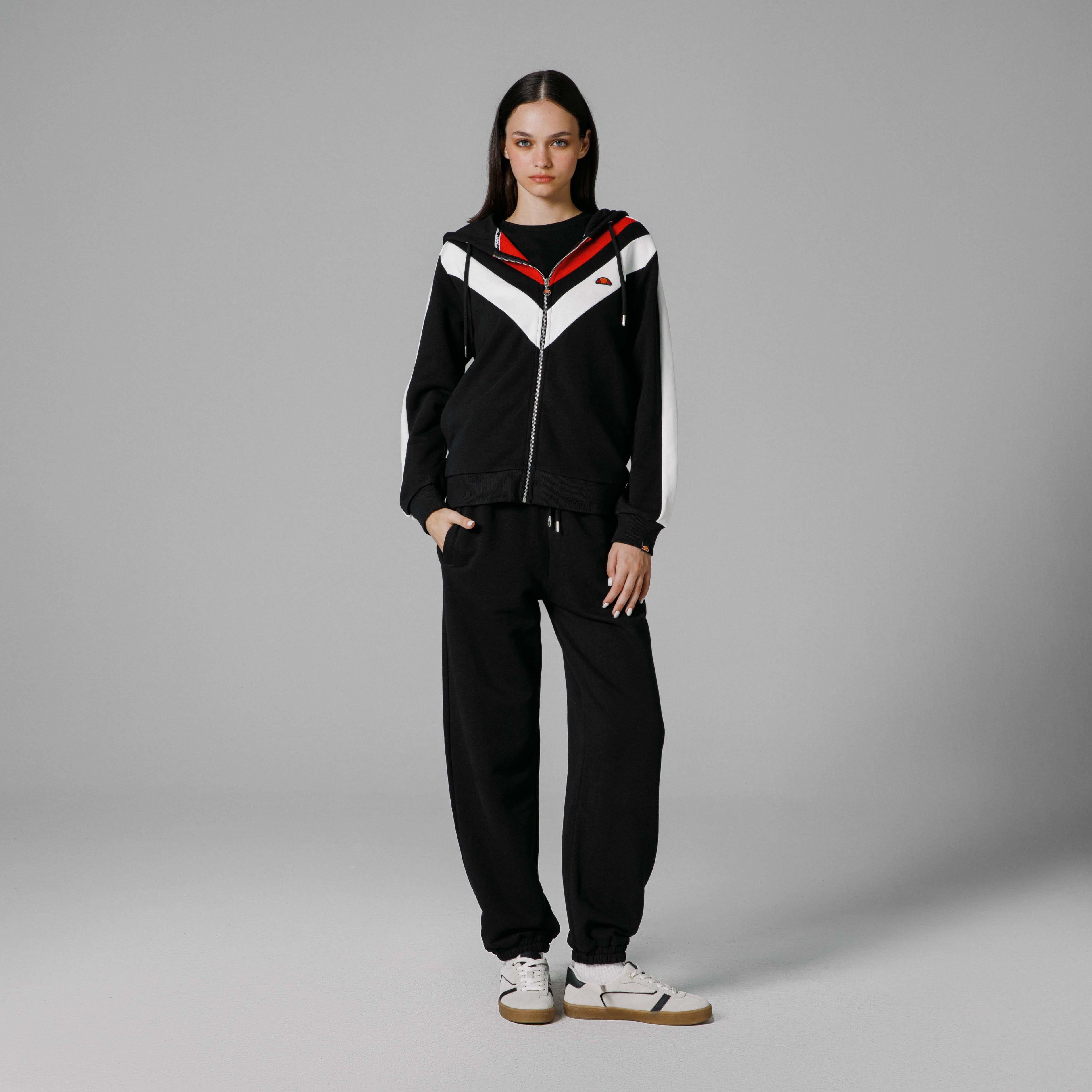 Ellesse Fermuarlı Kapüşonlu Kadın Sweat EF172-BK