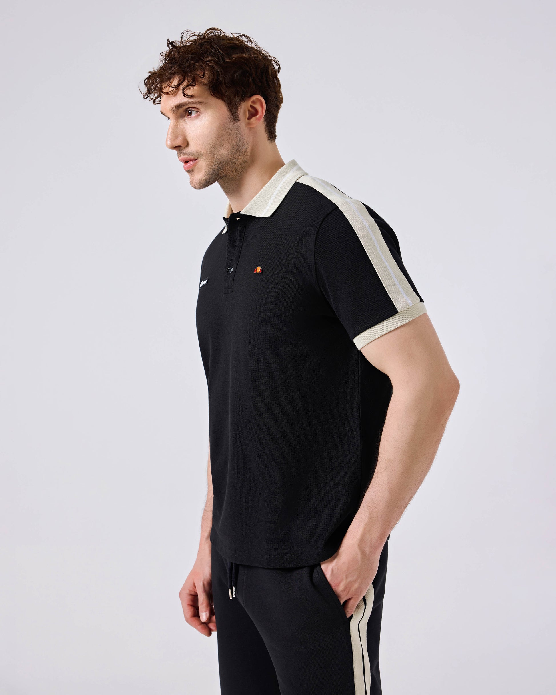 Ellesse Polo Yaka Erkek Tişört 6SM5016-BK