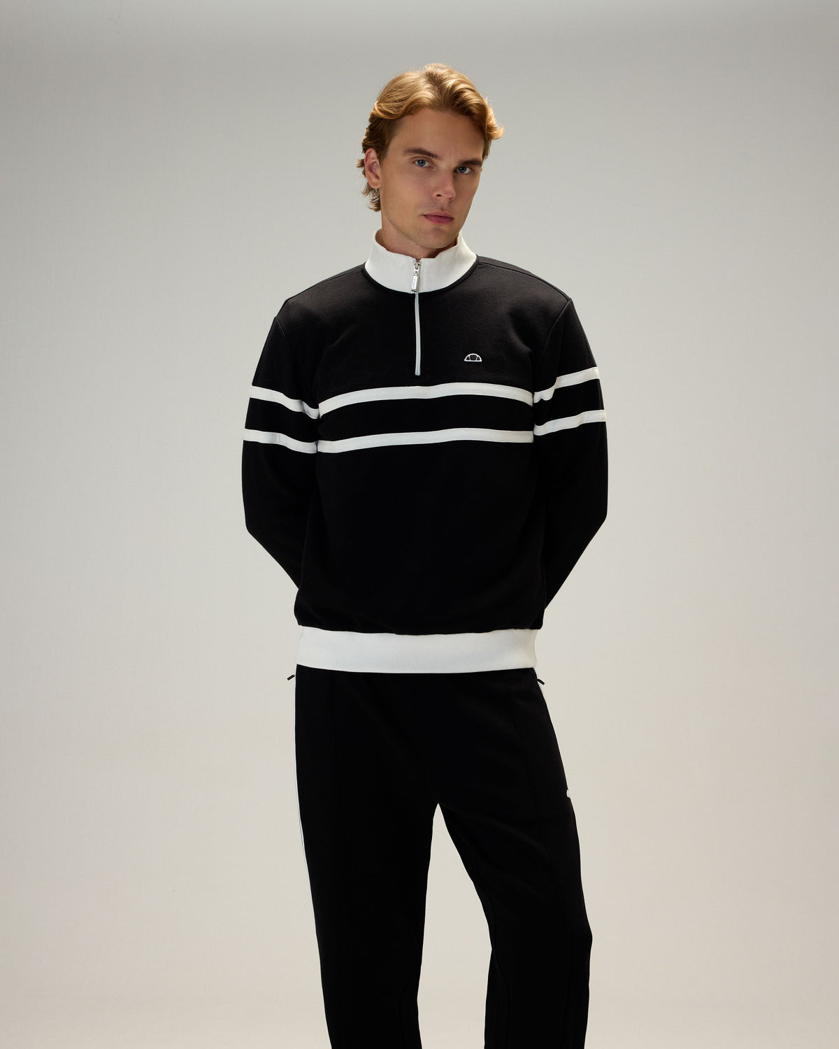 Ellesse Yarım Fermuarlı Erkek Sweatshirt 5wm1619-Bk