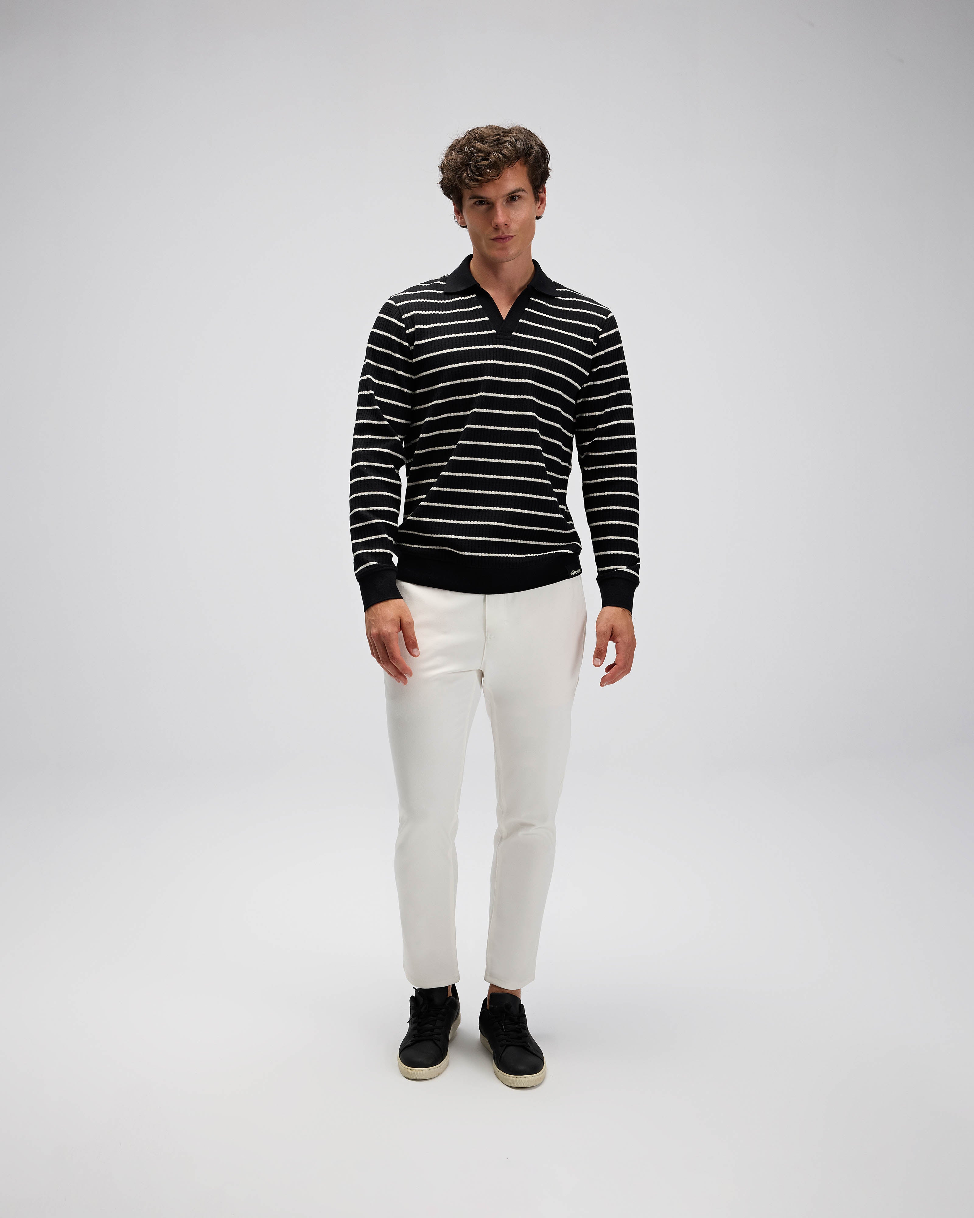 Ellesse Erkek Polo Sweatshirt EM594-BK