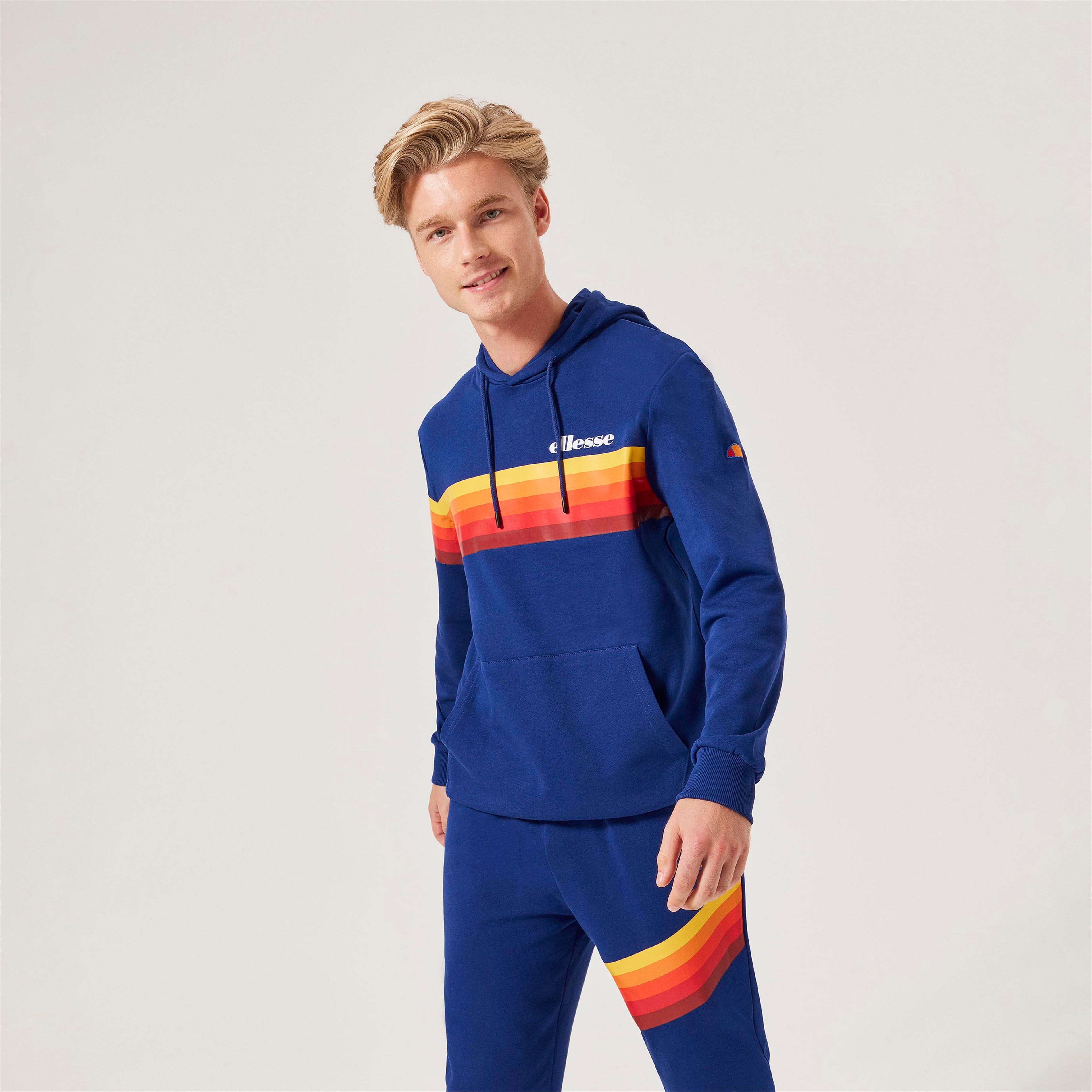 ellesse Erkek Lacivert Kapüşonlu Sweatshirt M006-NV