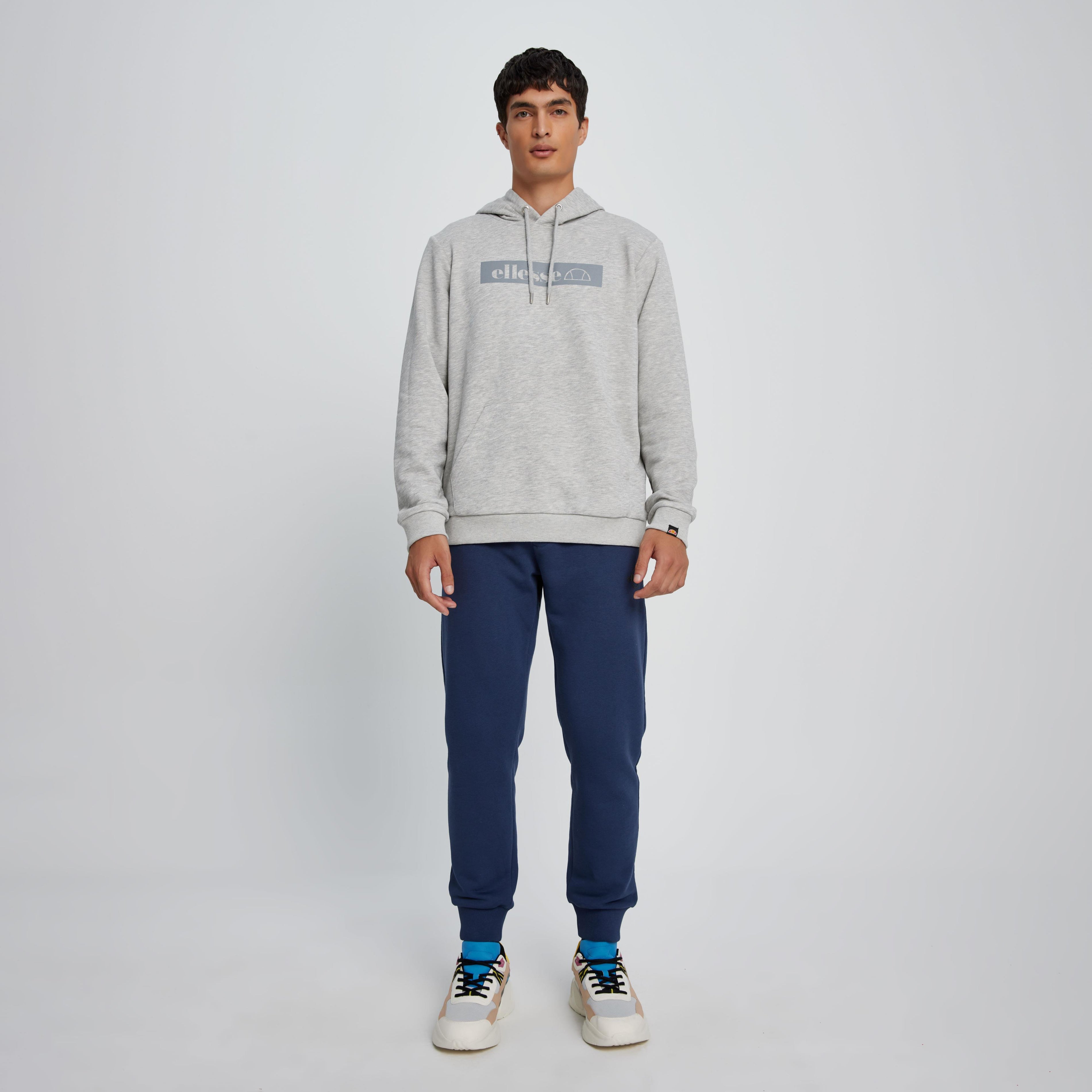 Ellesse Erkek Kapüşonlu Sweatshirt EM075-GR