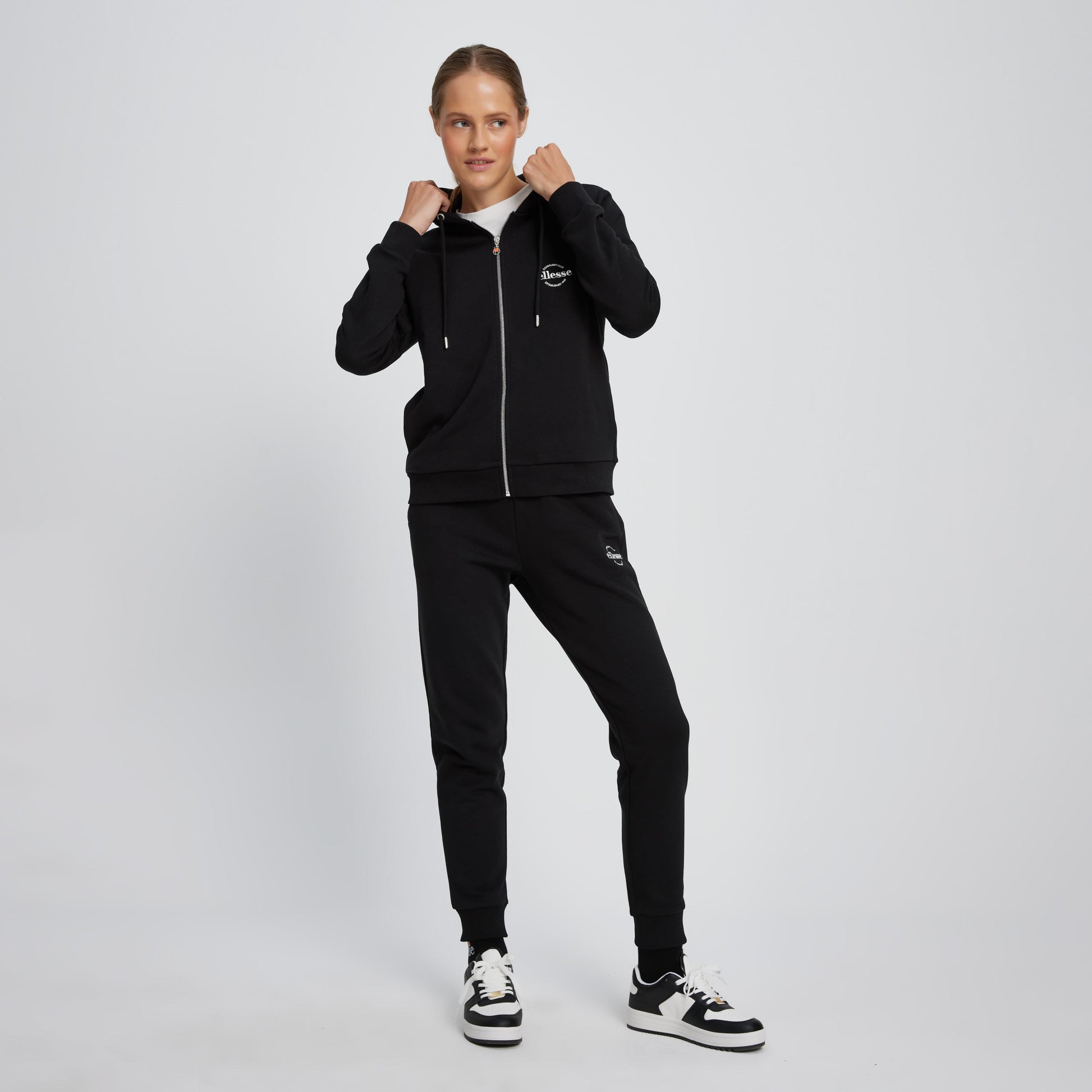 Ellesse Kadın Kapüşonlu Sweatshirt EF038-BK