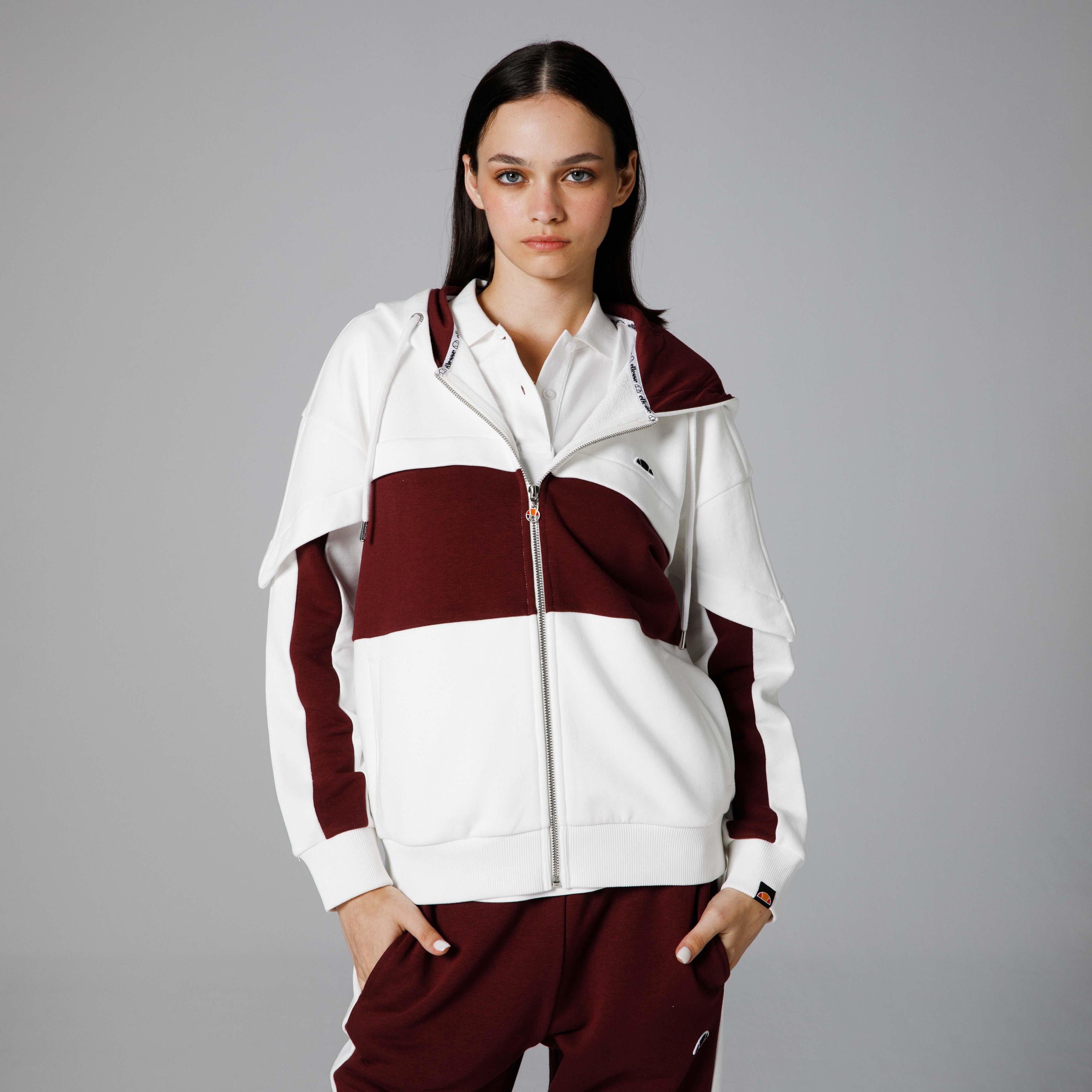 Ellesse Fermuarlı Kapüşonlu Kadın Sweat EF166-OF