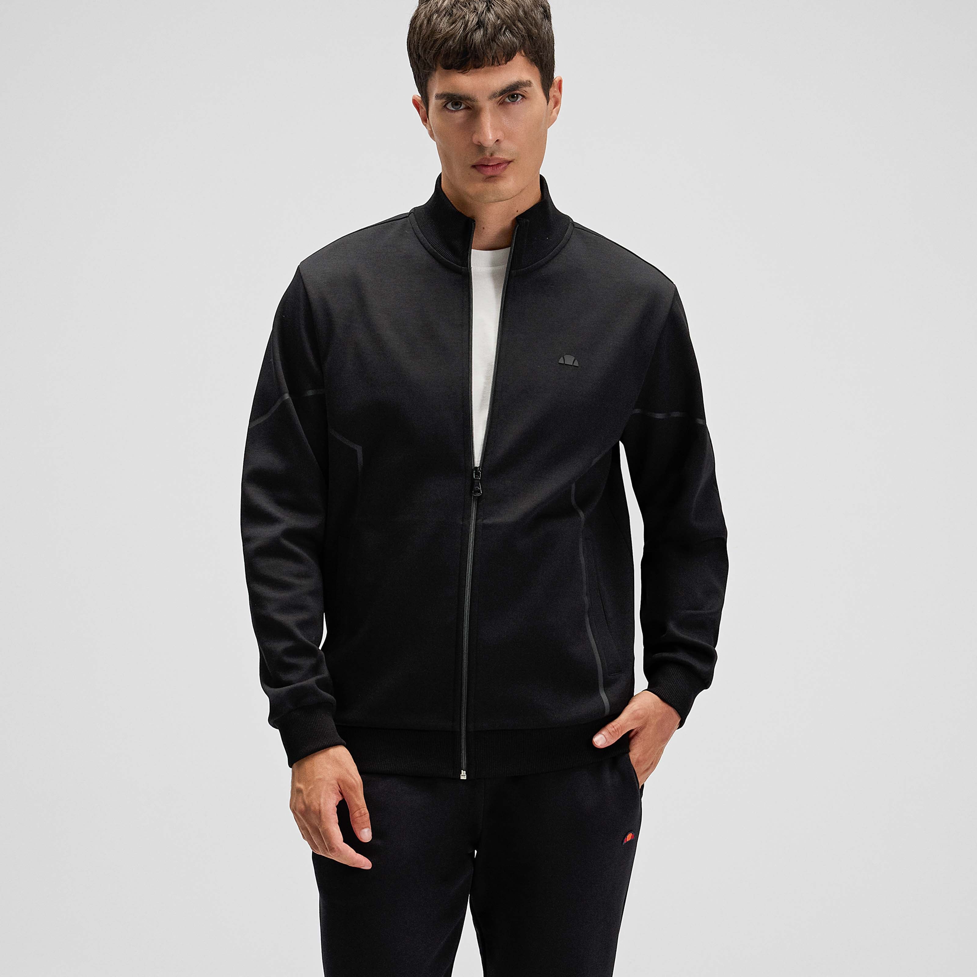 Ellesse Erkek Fermuarlı Sweat EM545-BK