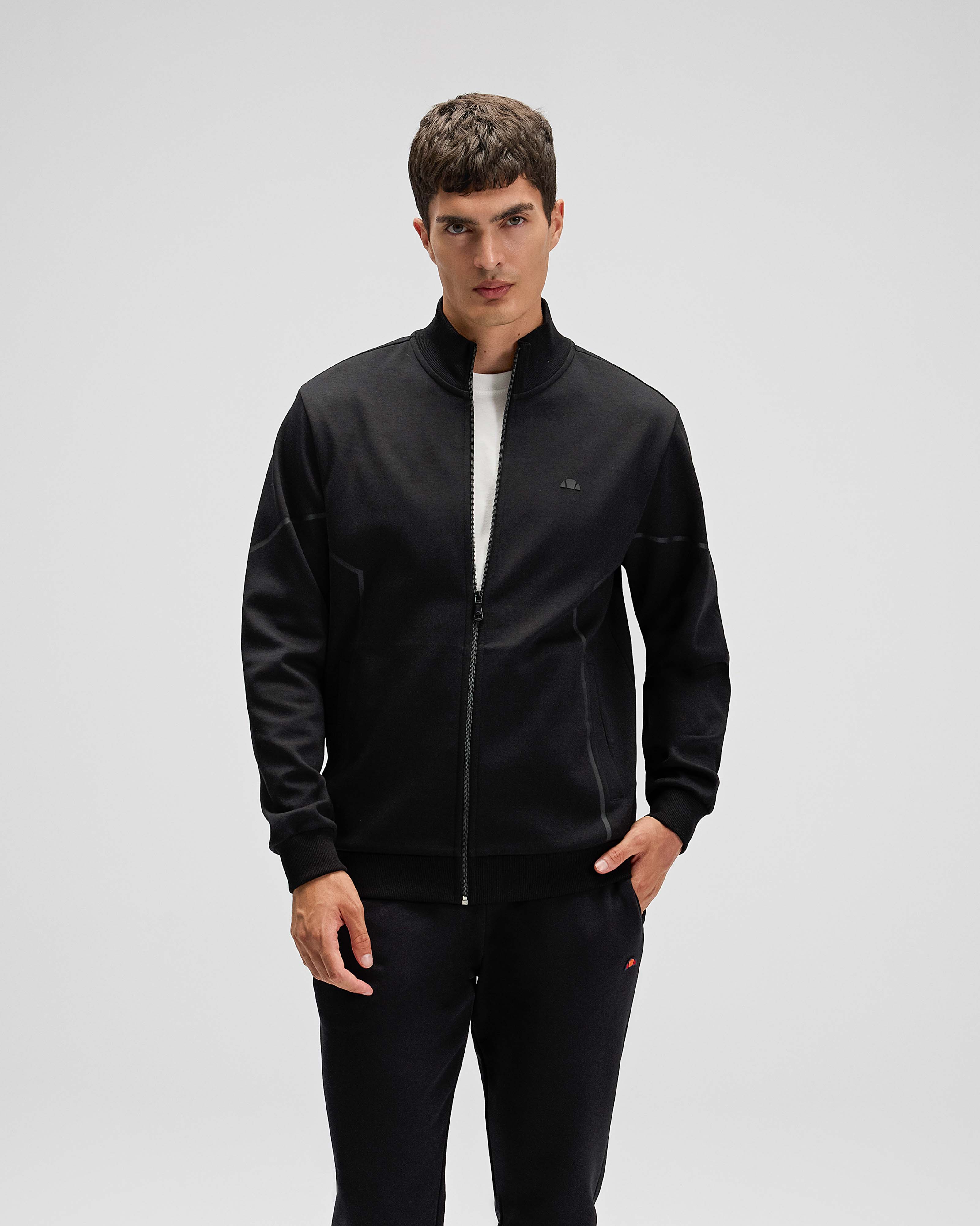 Ellesse Erkek Fermuarlı Sweat EM545-BK