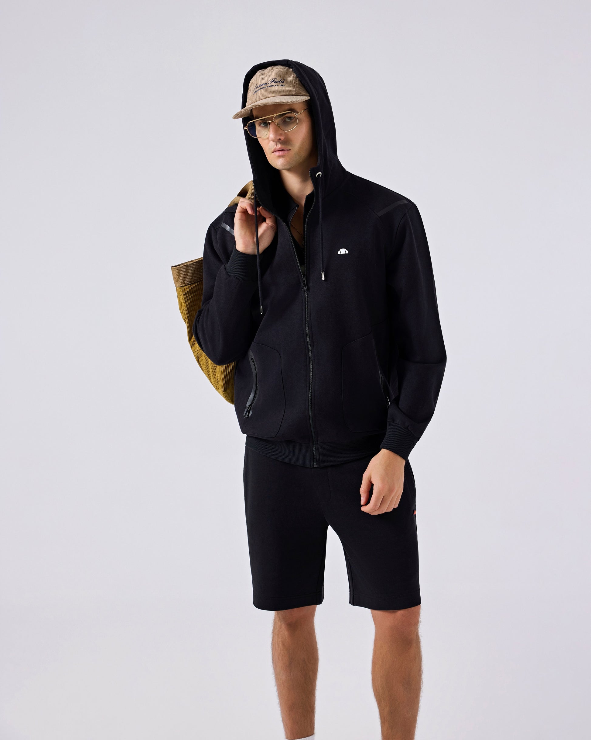 Ellesse Kapüşonlu Erkek Sweat Ceket 6SM1004-BK