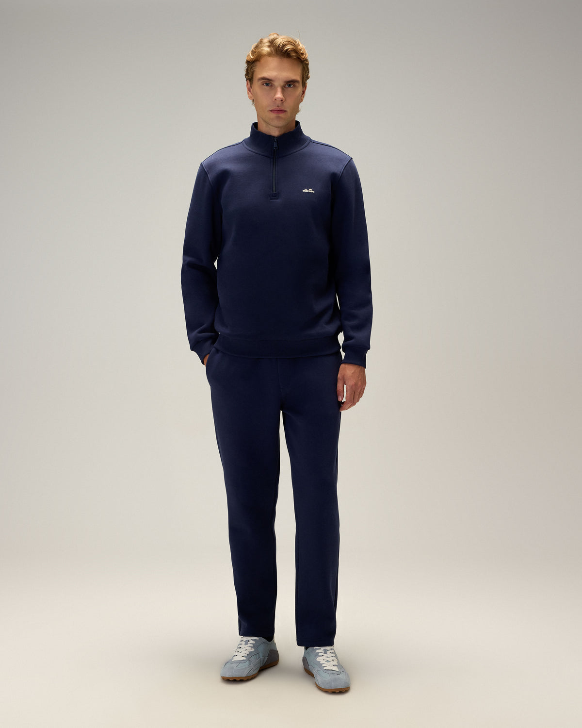 Ellesse Fermuarlı Erkek Sweatshirt 6wm1010-Nv