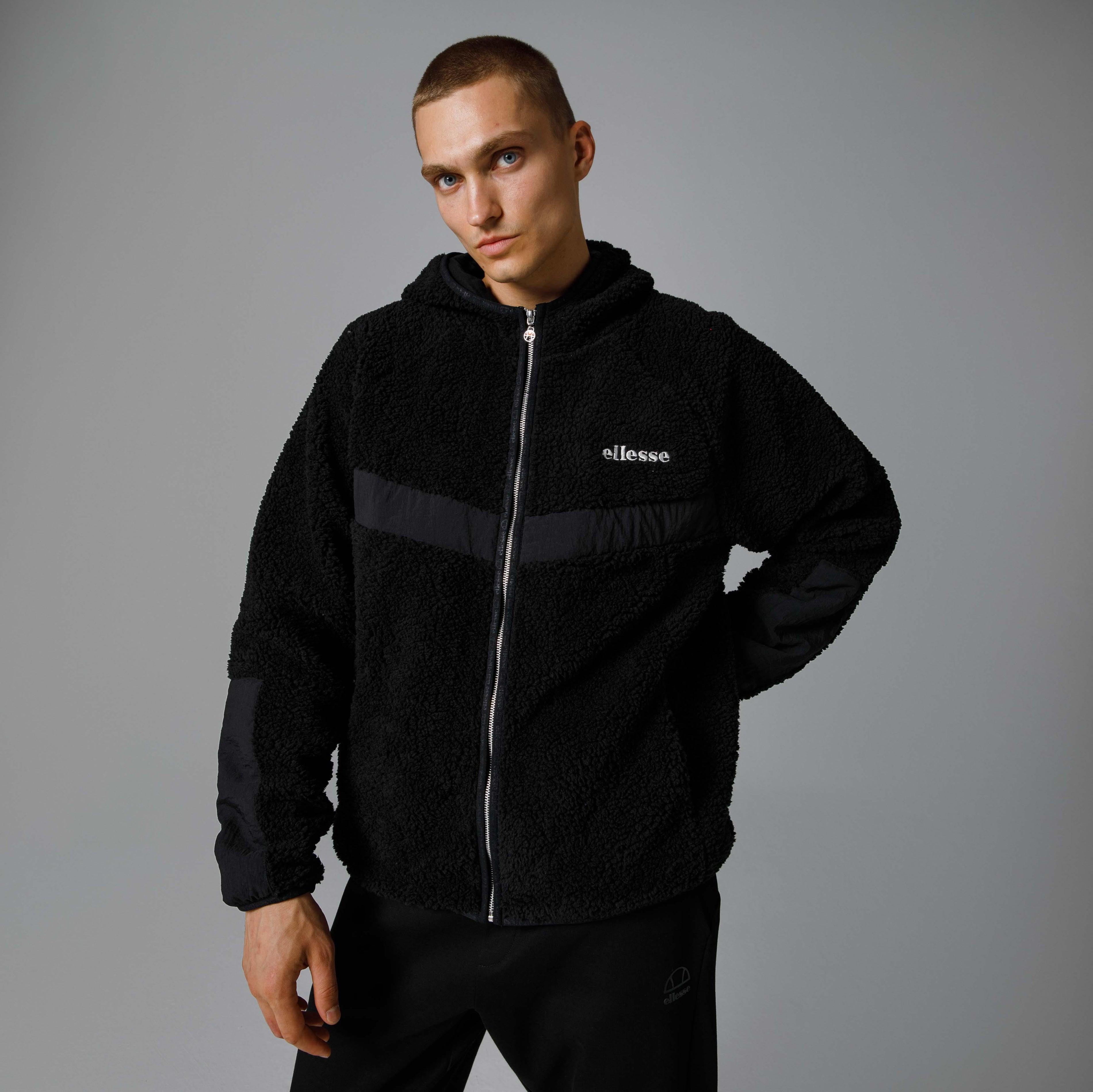Ellesse Fermuarlı Kapüşonlu Erkek Ceket EM203-BK