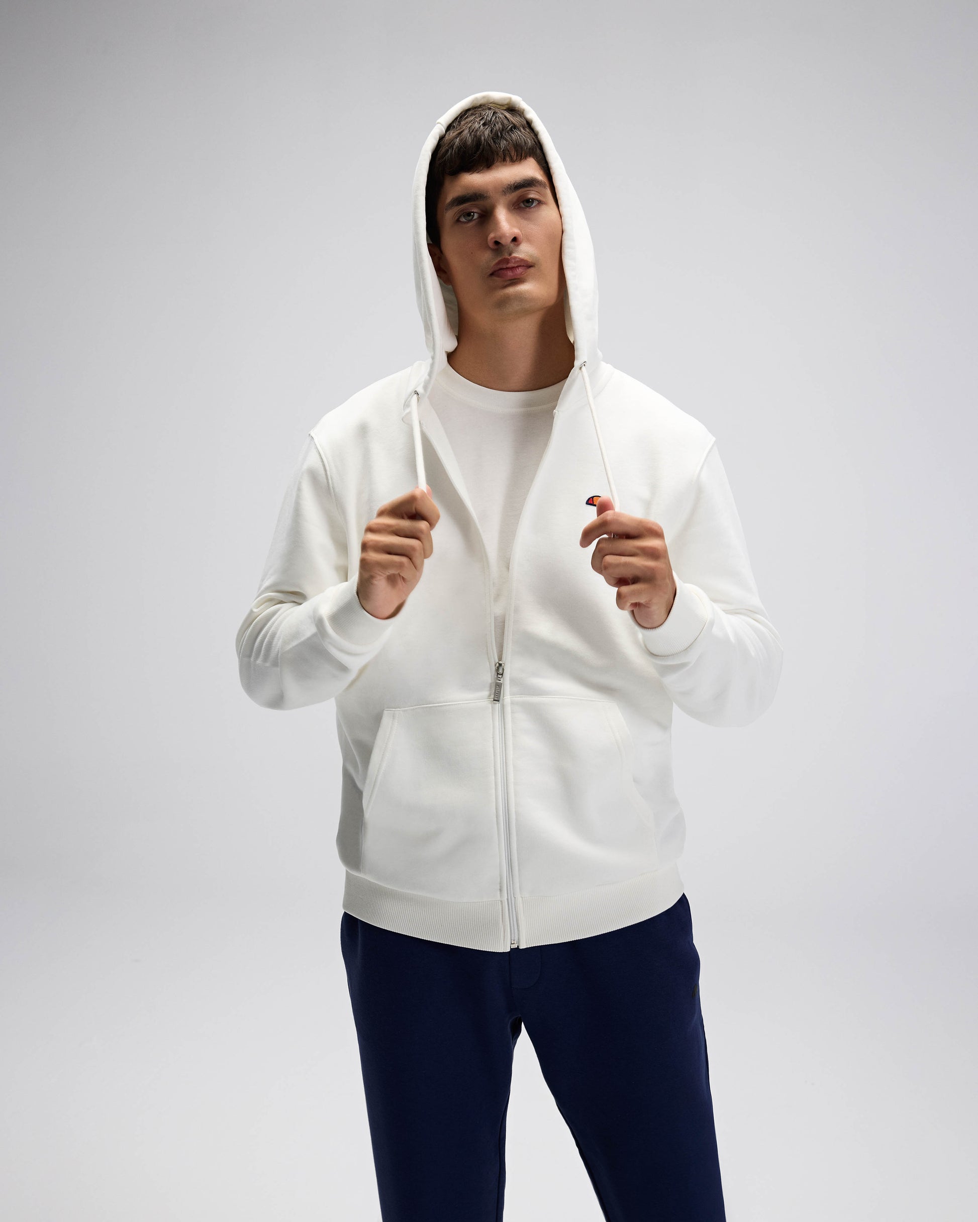 Ellesse Erkek Fermuarlı Kapüşonlu Sweat EM581-OF