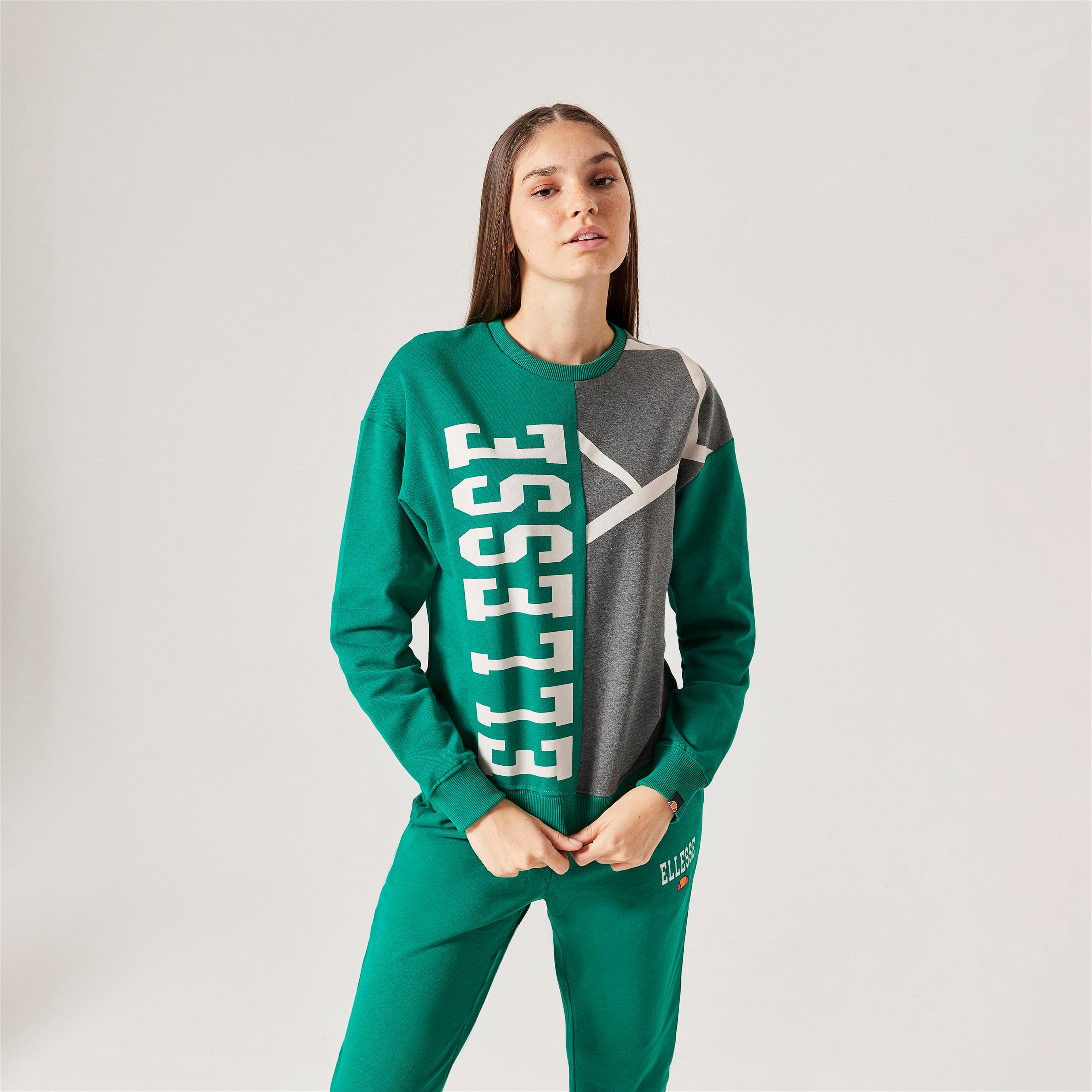 ellesse Kadın Yeşil Sweatshirt F016-DGR