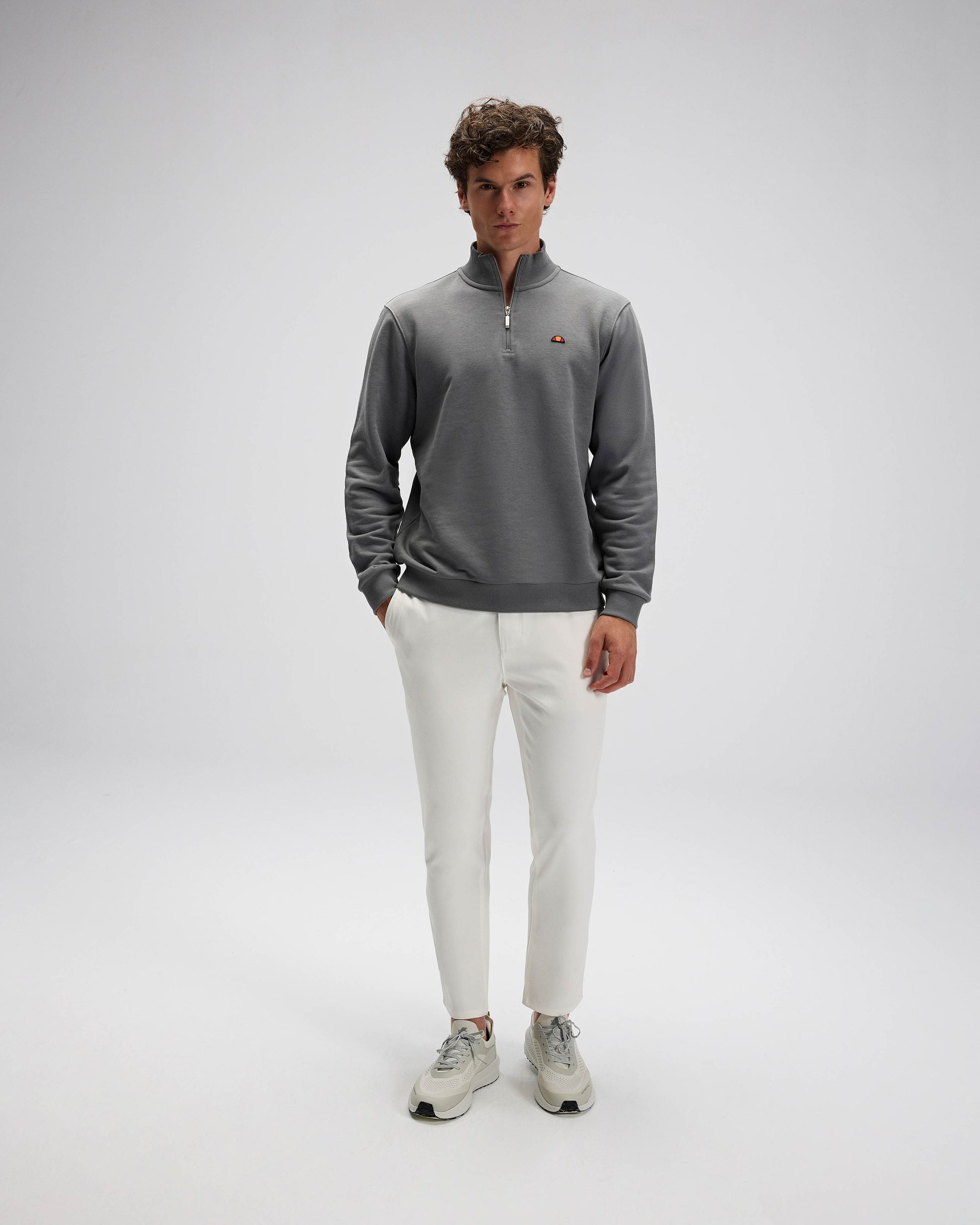 Ellesse Erkek Yarım Fermuarlı Sweat EM580-ANT