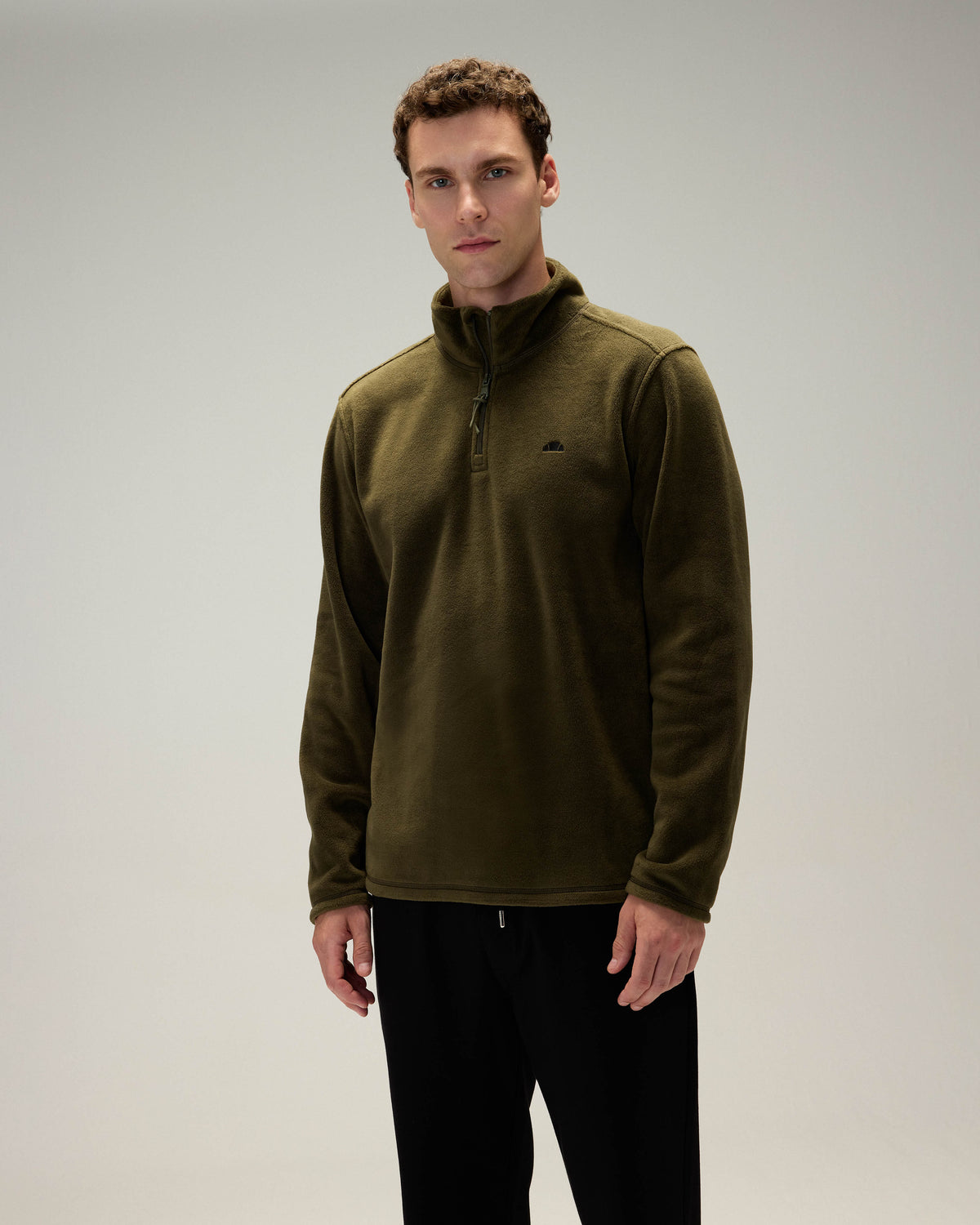 Ellesse Yarım Fermuarlı Erkek Sweatshirt 6wm1023-Kh