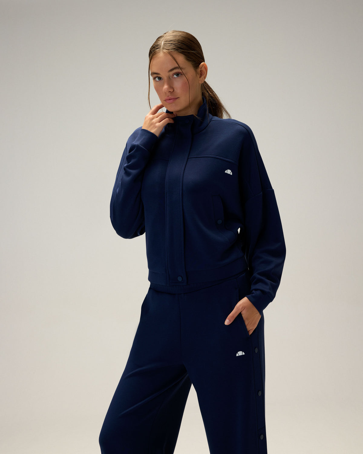 Ellesse Fermuarlı Kadın Sweatshirt 6WF1022-NV