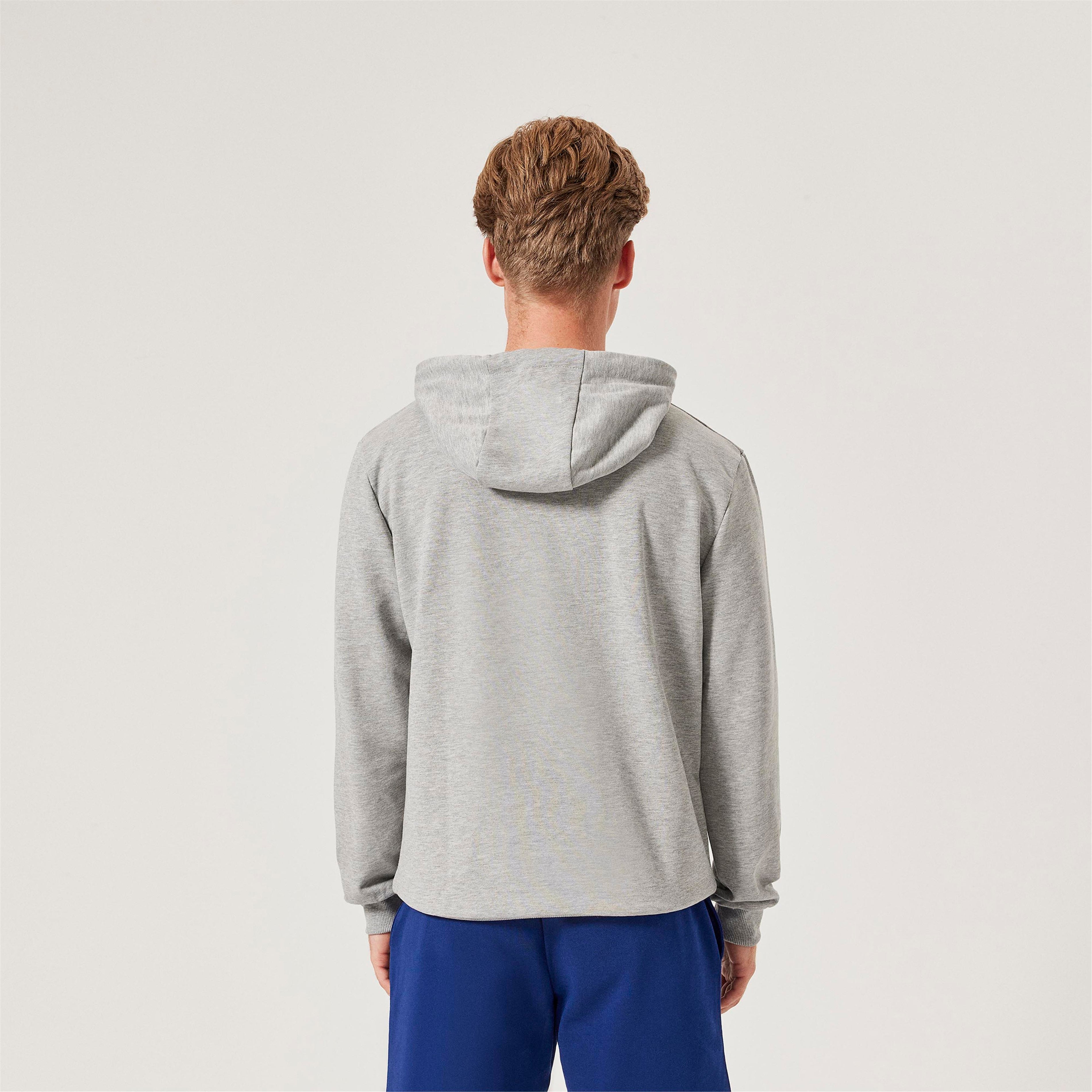 ellesse Erkek Gri Kapüşonlu Sweatshirt M004-GR
