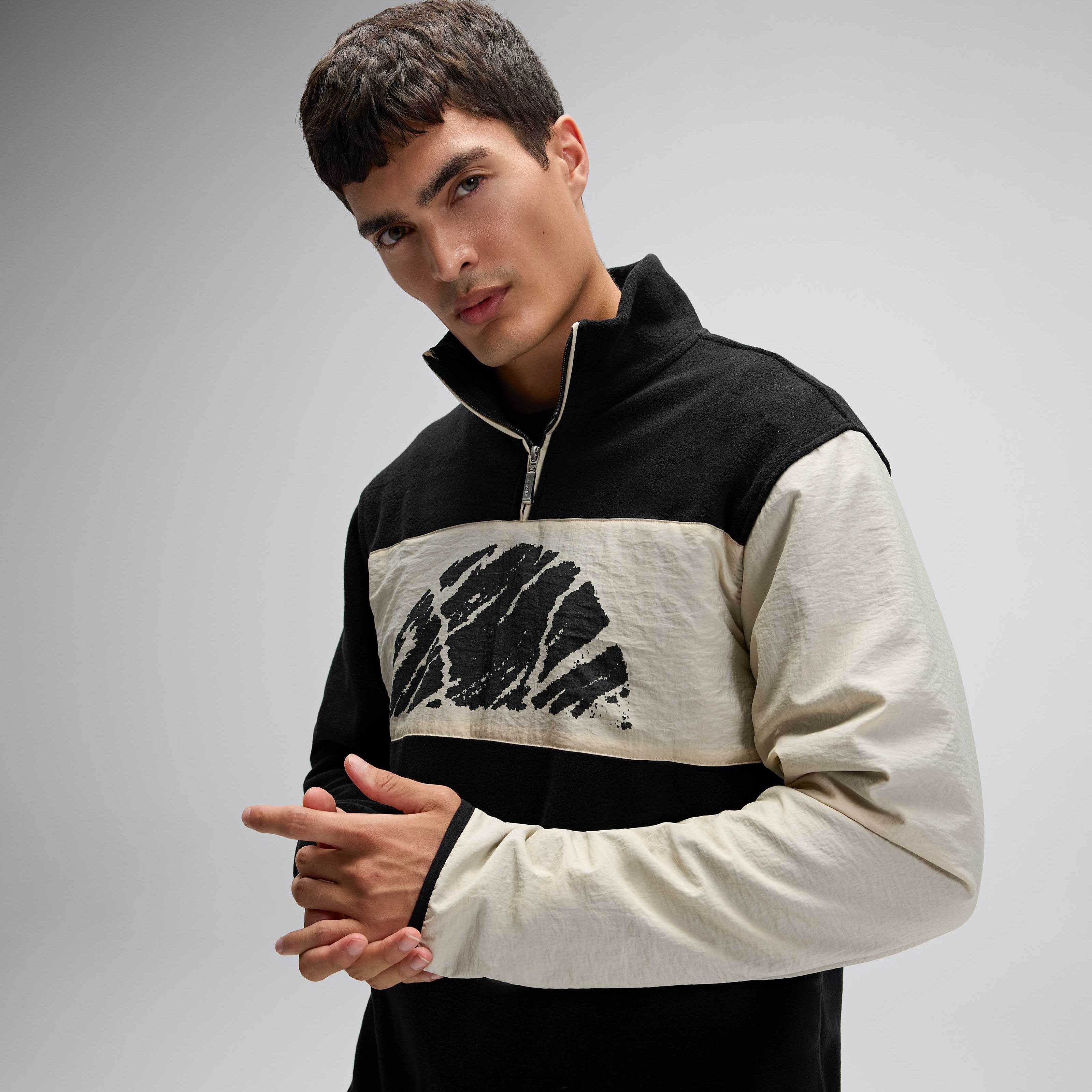 Ellesse Erkek Yarım Fermuarlı Sweat EM519-BK