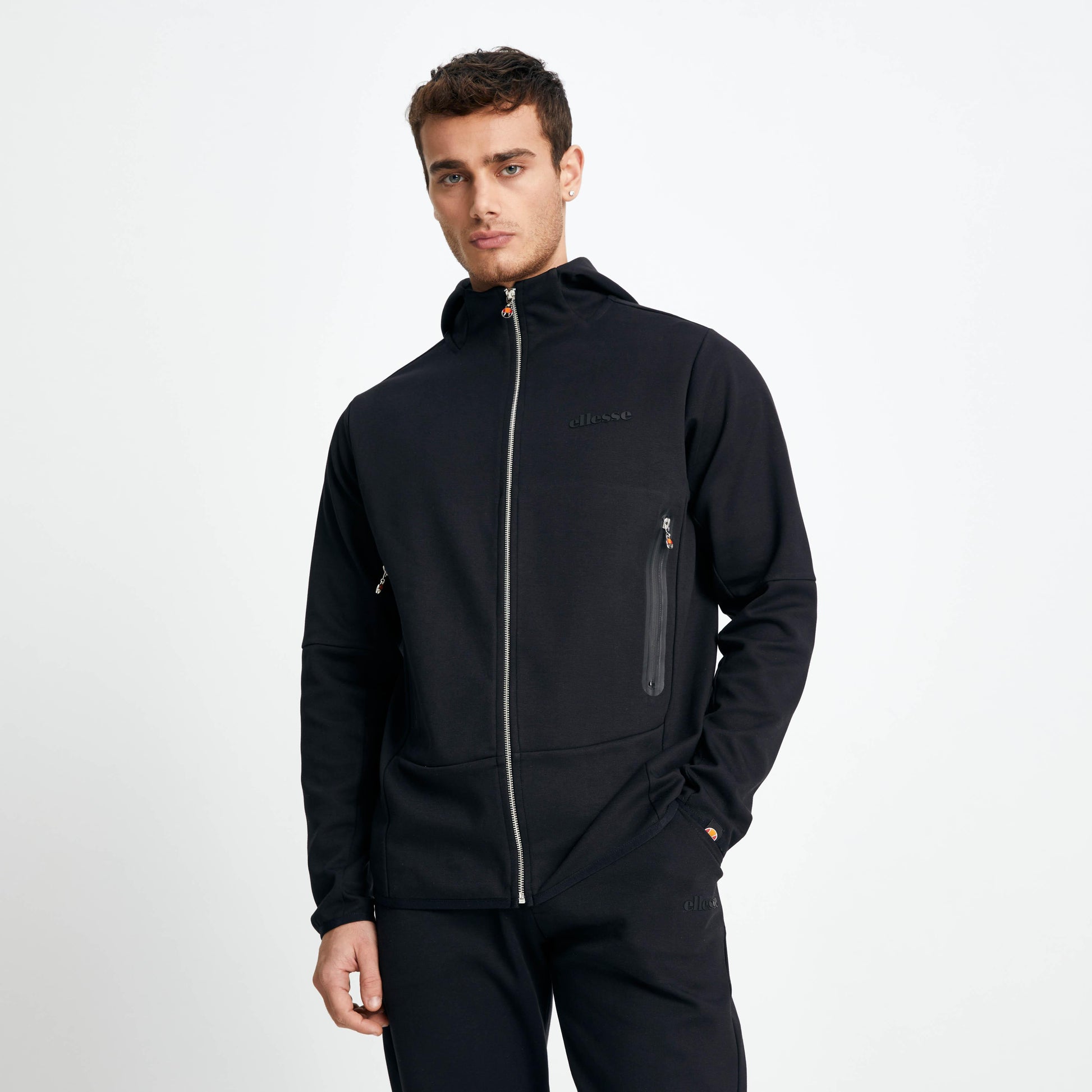 Ellesse Erkek Fermuarlı Sweat EM150-BK