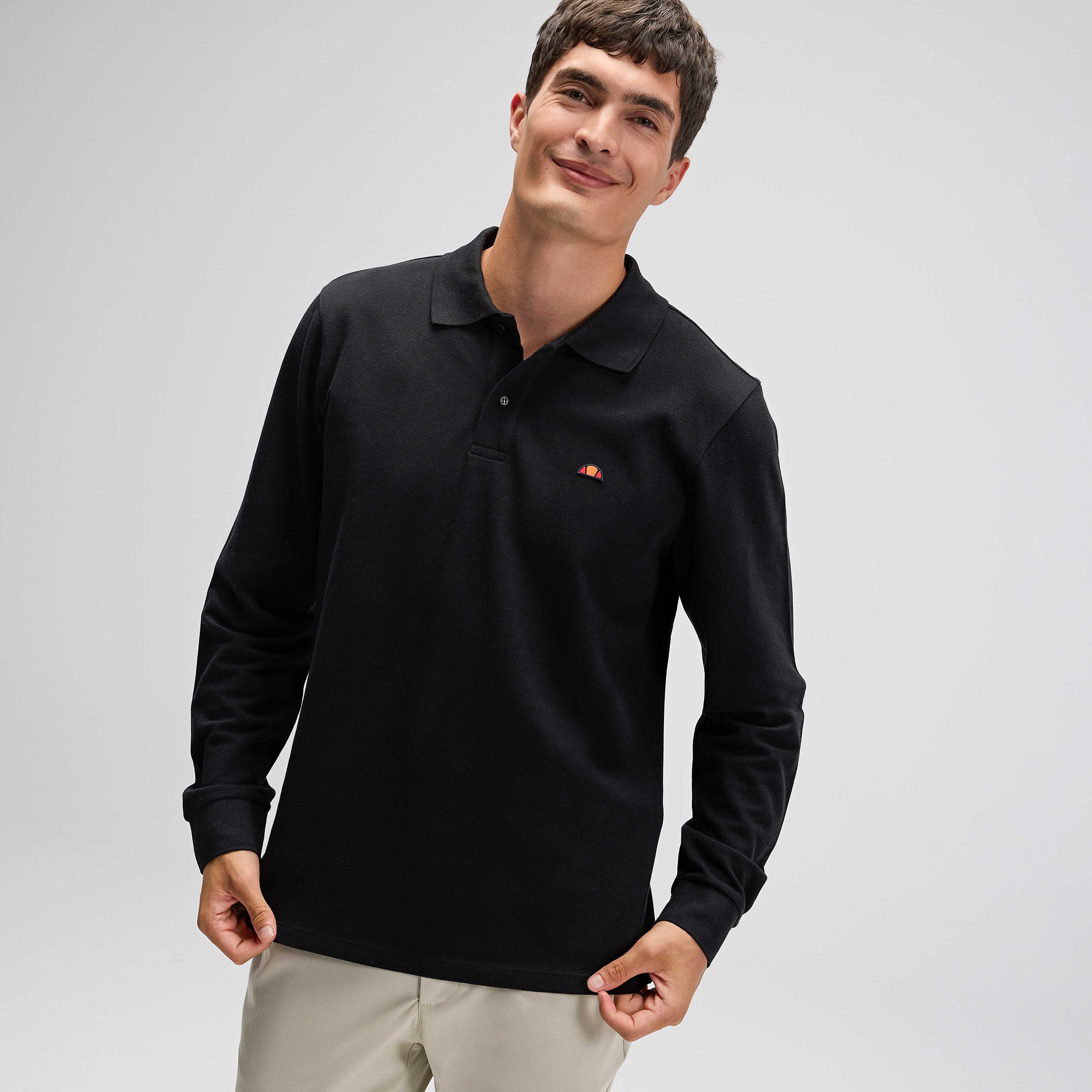 Ellesse Erkek Polo Sweatshirt EM582-BK