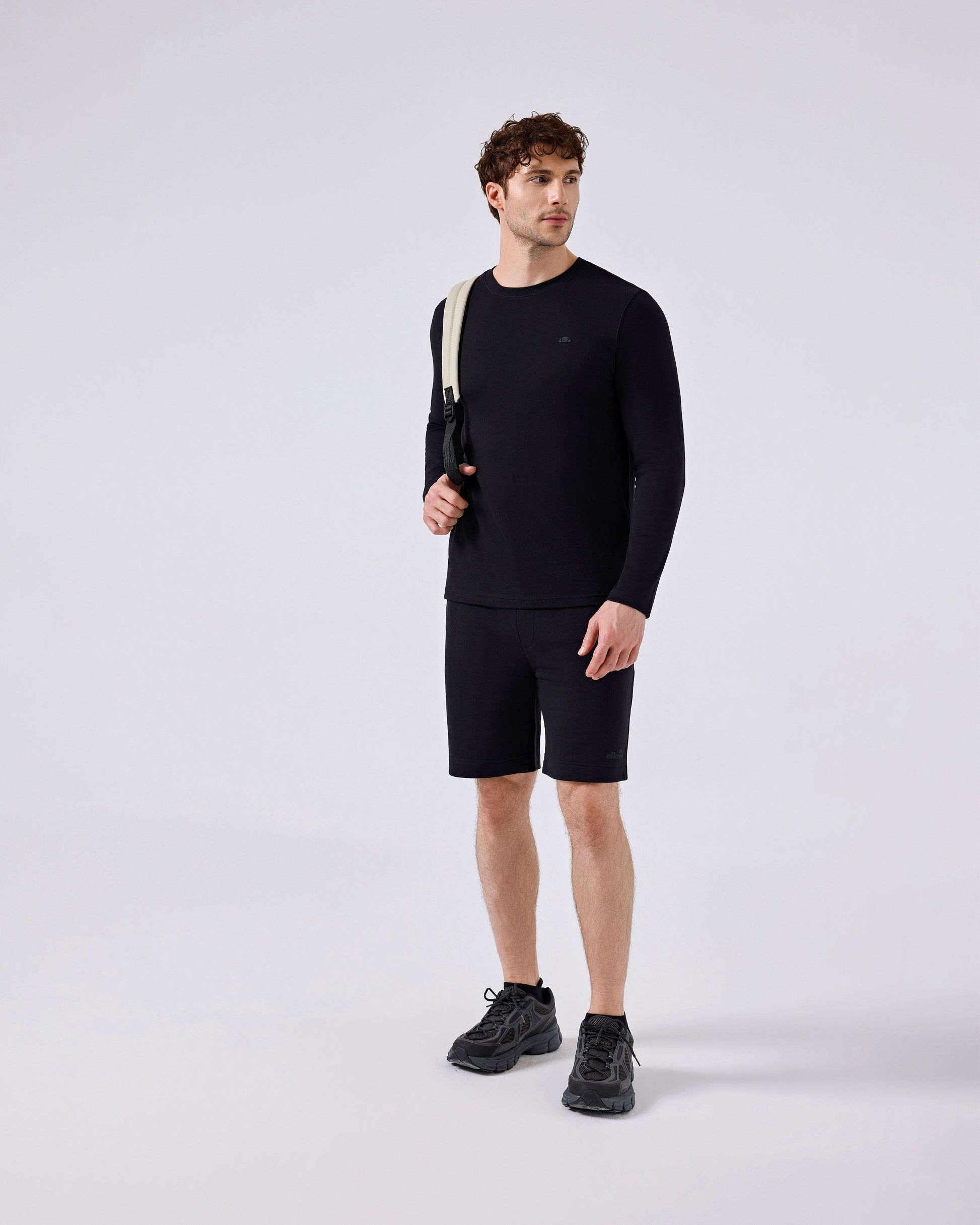 Ellesse Uzun Kollu Erkek Tişört 6SM5066-BK