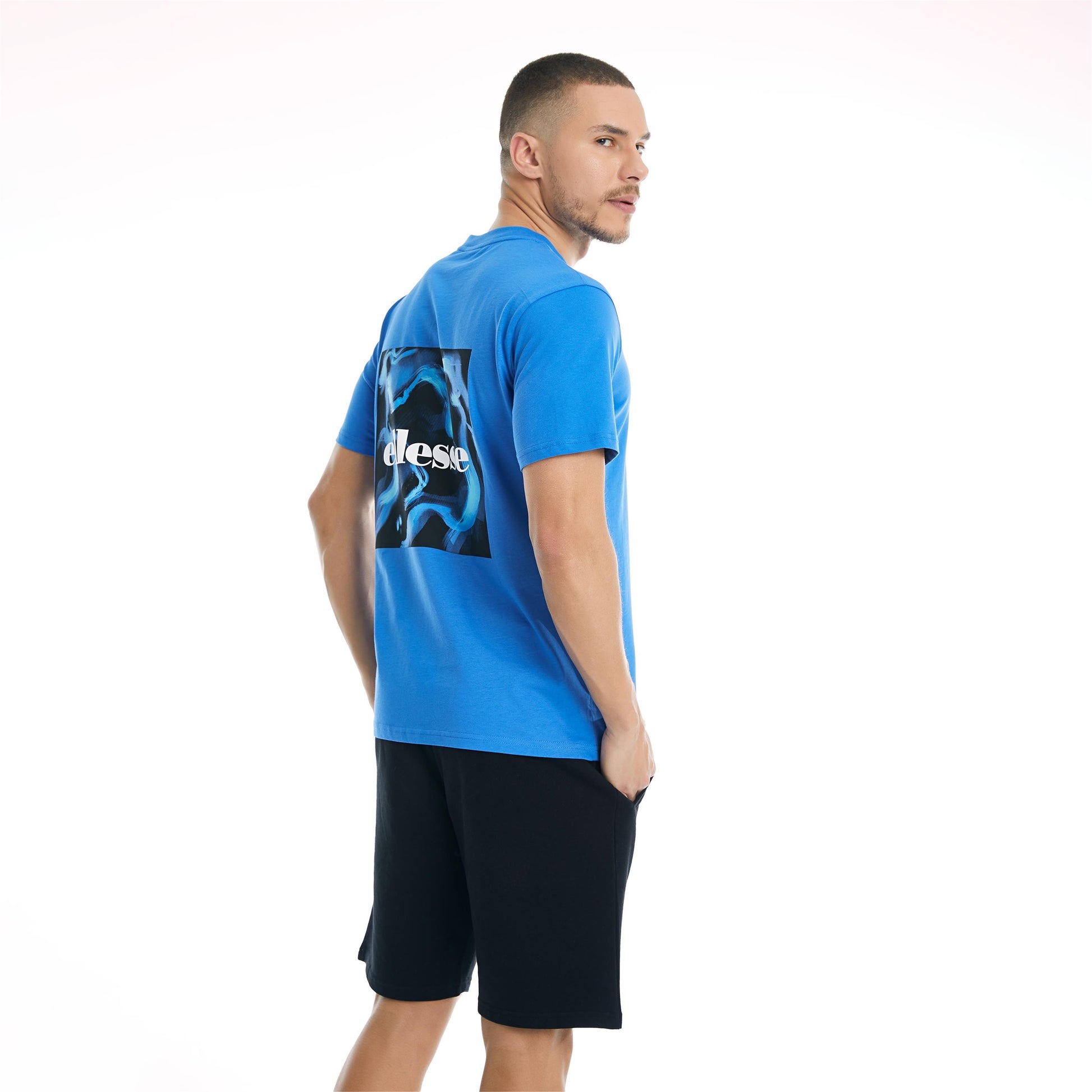 Ellesse Erkek Sax Mavi Tişört EM025-SBL