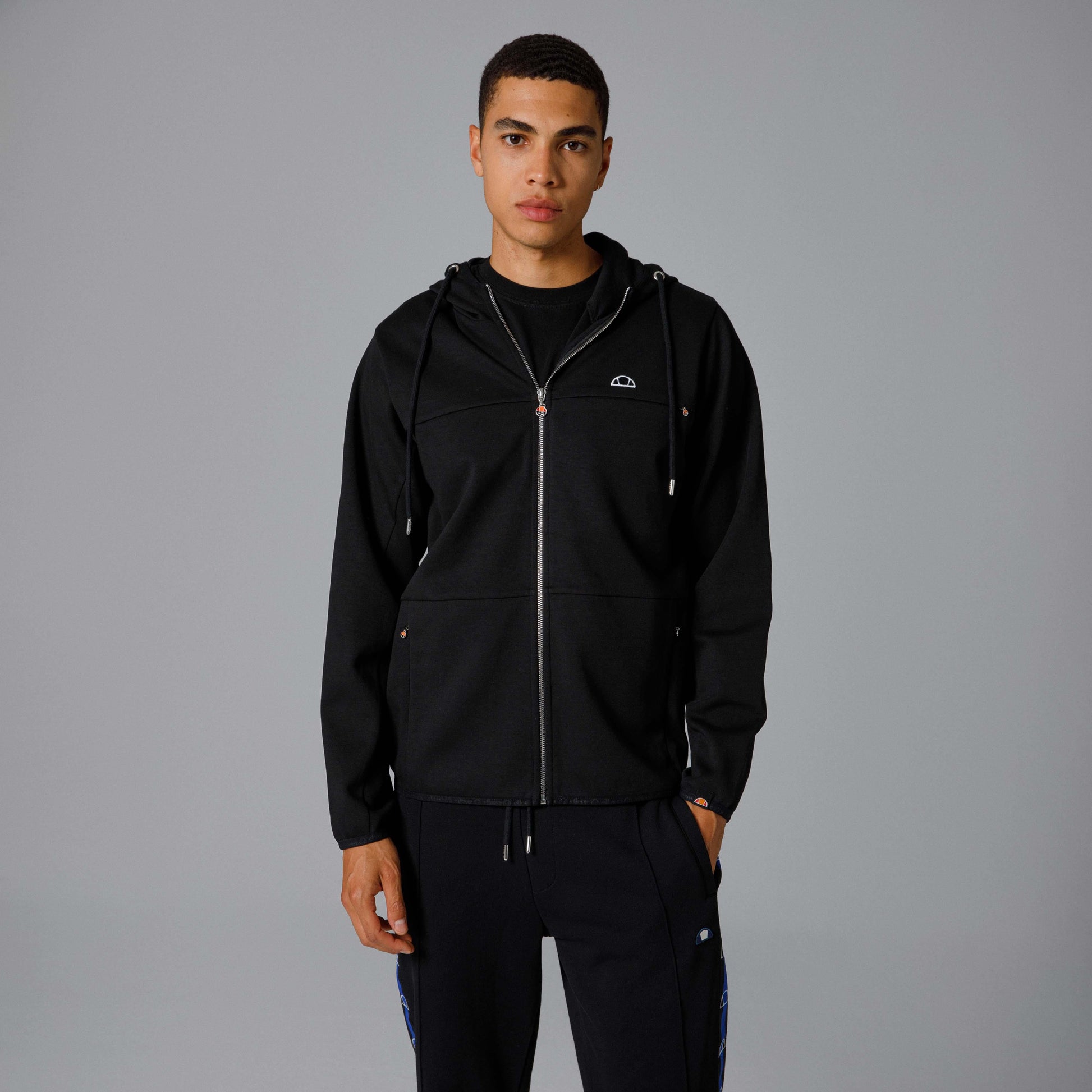 Ellesse Fermuarlı Kapüşonlu Erkek Sweat EM213-BK