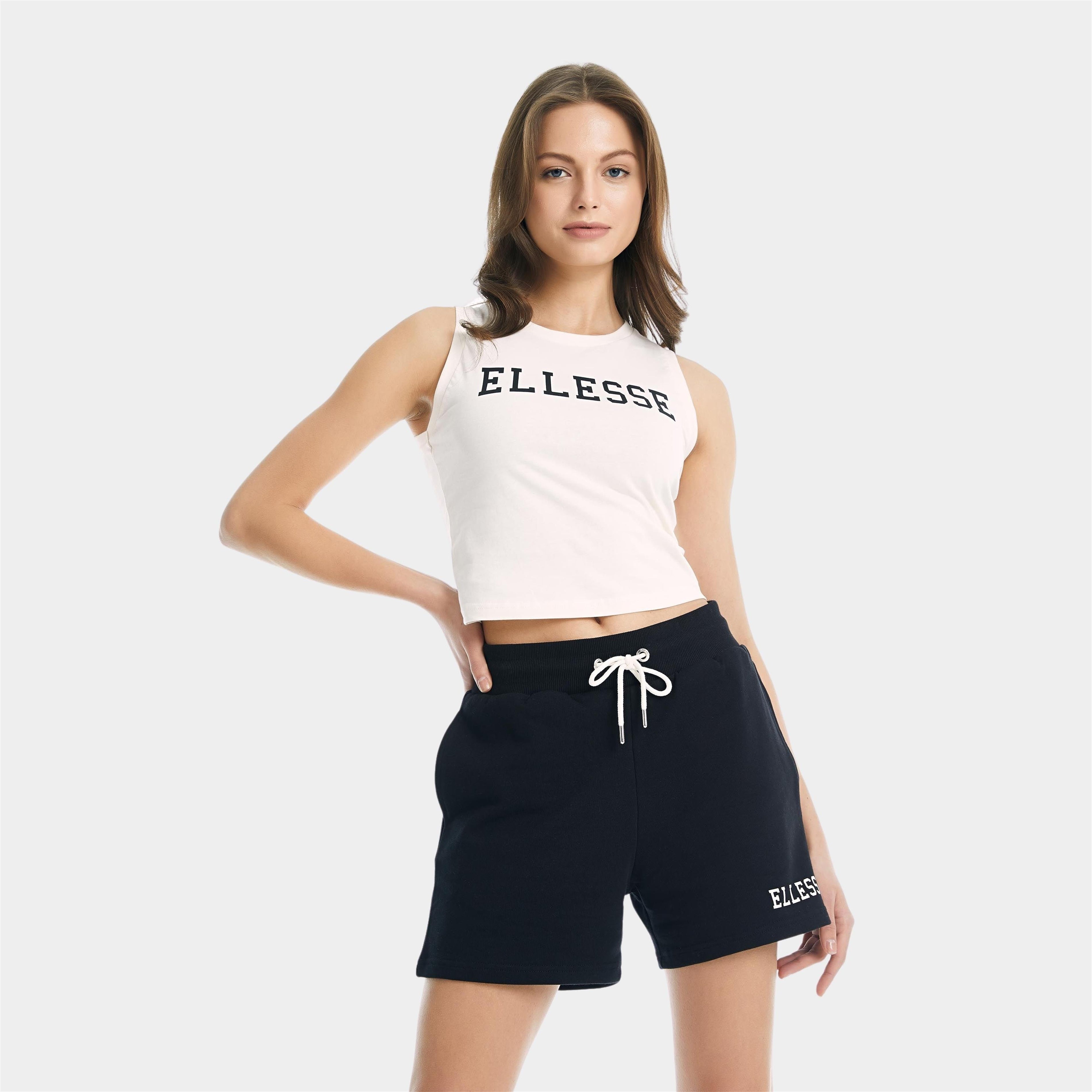 Ellesse Kadın Kırık Beyaz Crop Top EF013-OF