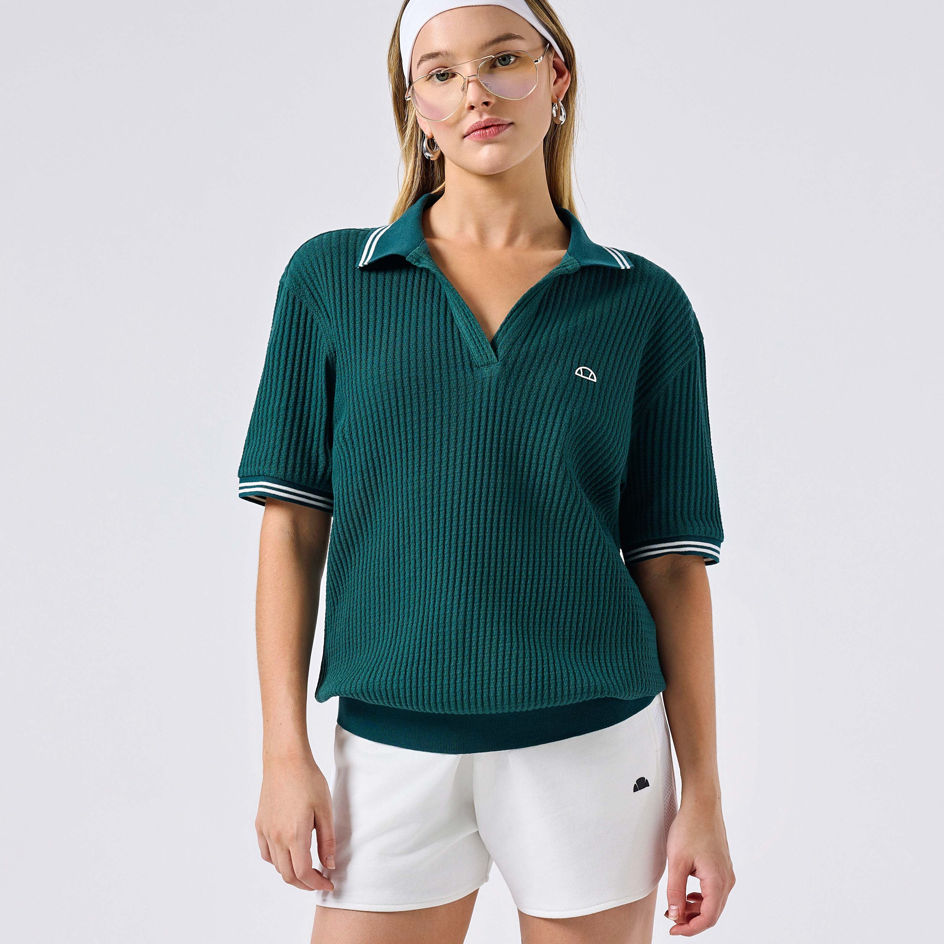 Ellesse Polo Yaka Kadın Tişört 6SF5005-GRN